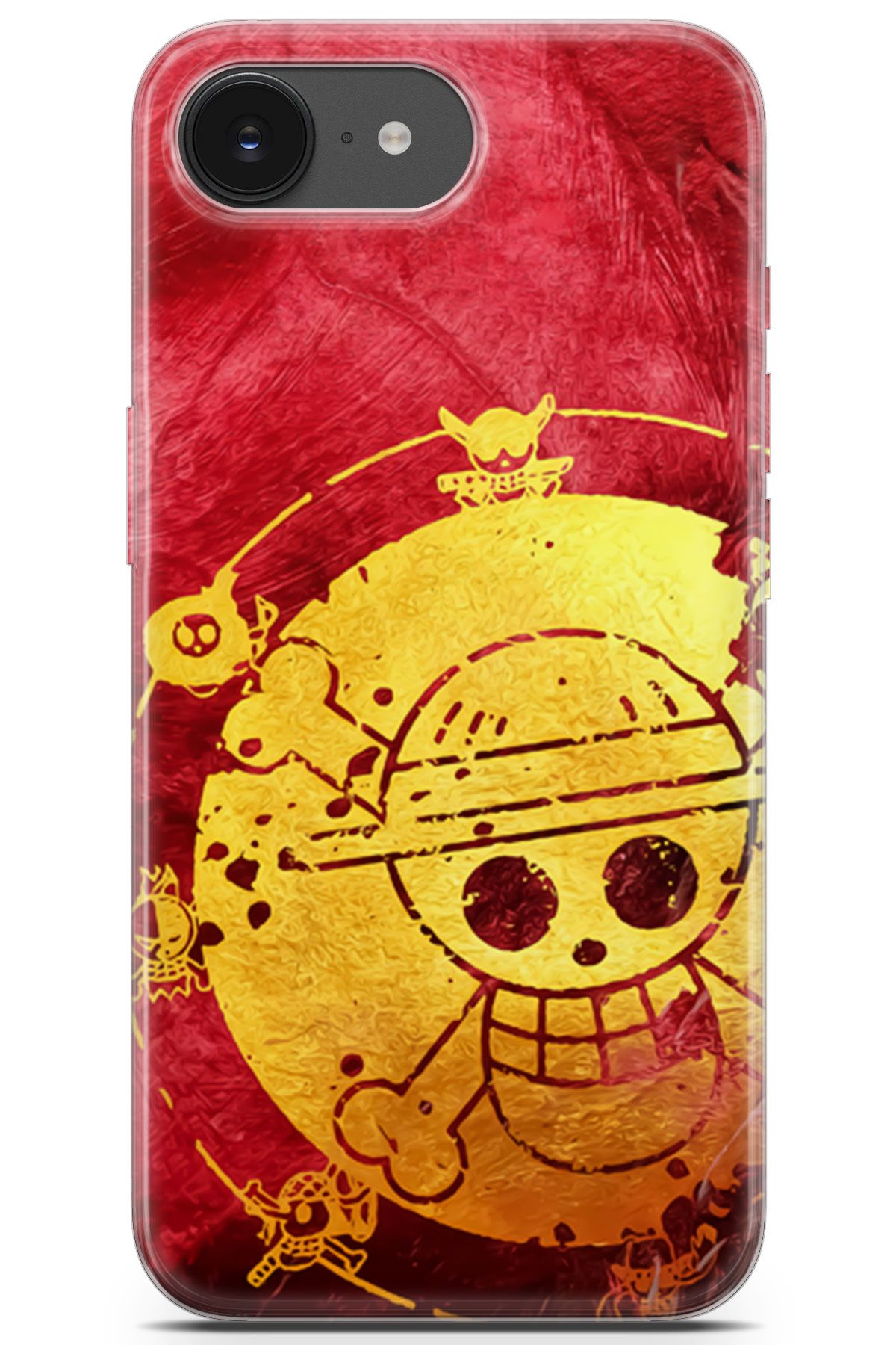 Kordilya Apple iPhone 16e uyumlu Manga 36 TPU Silikon One Piece Logo