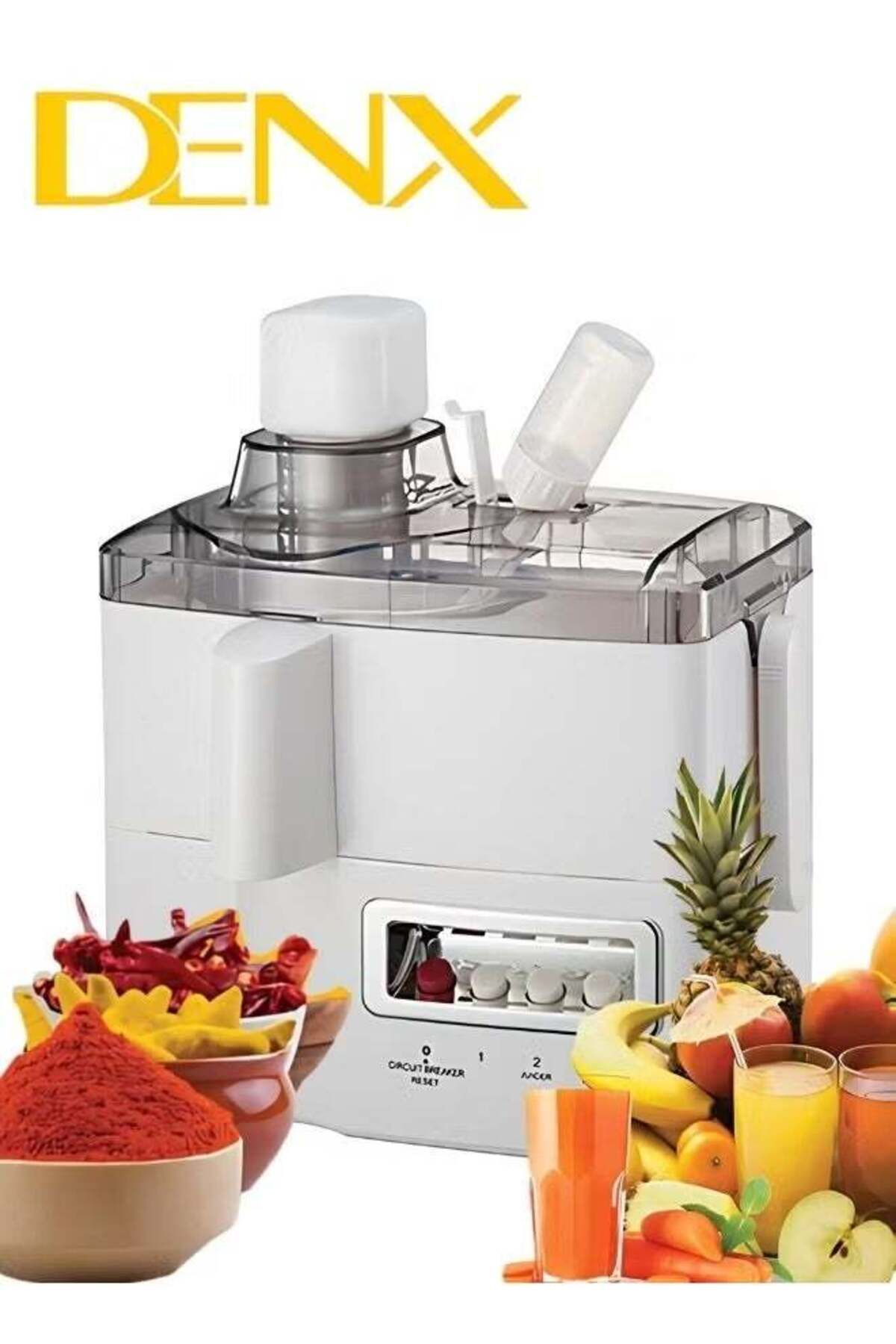 Denx-4-in-1 Food Processor with 29 Functions (Blender, Grinder, Food Processor, Chopper) | 1 Liter | 800 3