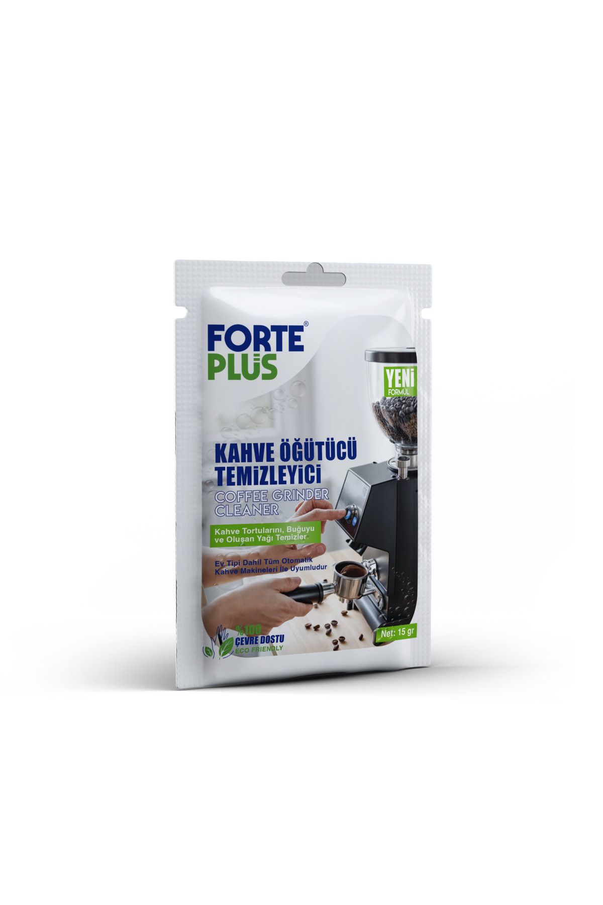 Forte Plus Kahve Öğütücü Temizleyici 15 gr * 10 Paket