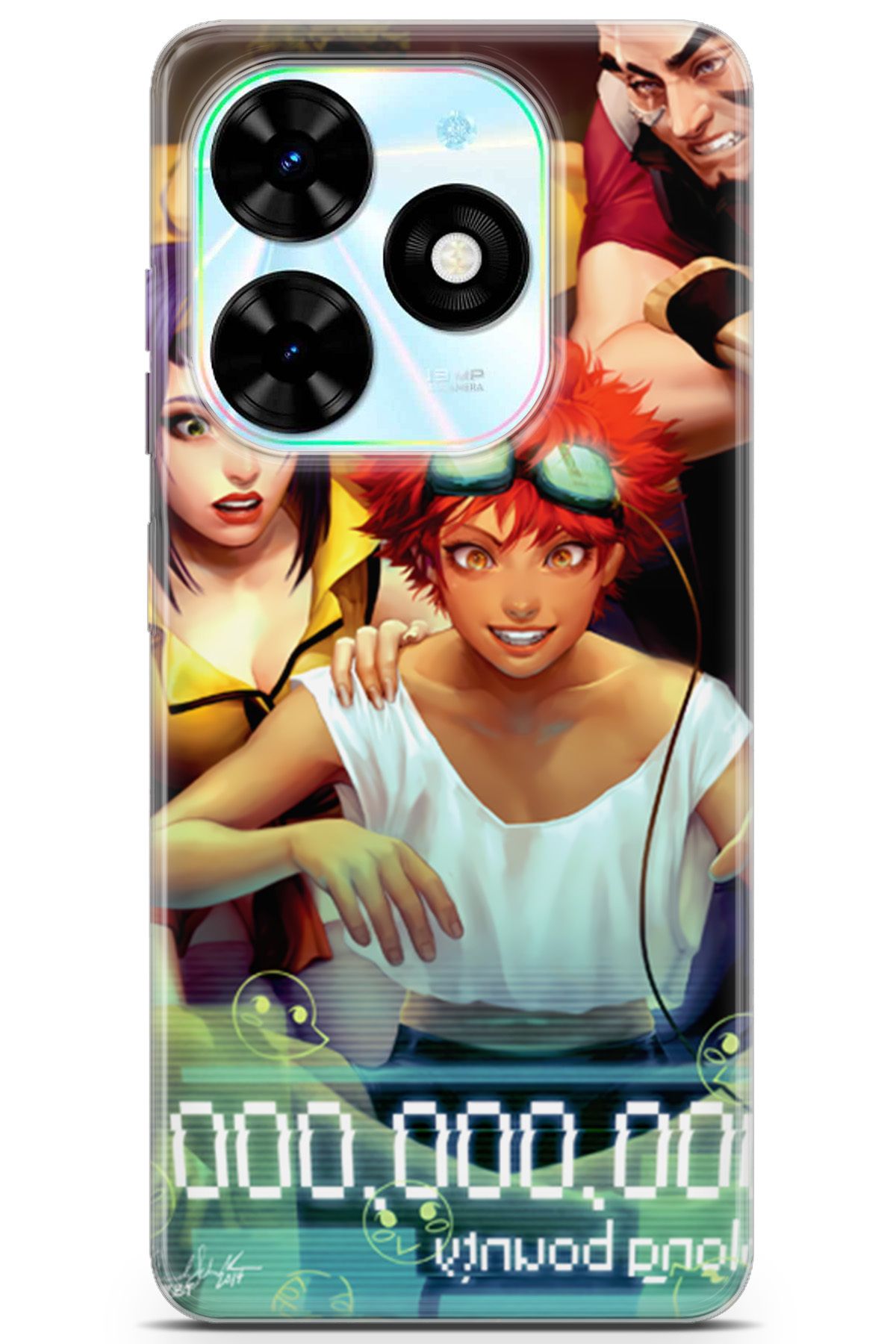 Kordilya Tecno Spark GO 2024 uyumlu Manga 37 Arka Kapak Amanda Schank Cowboy