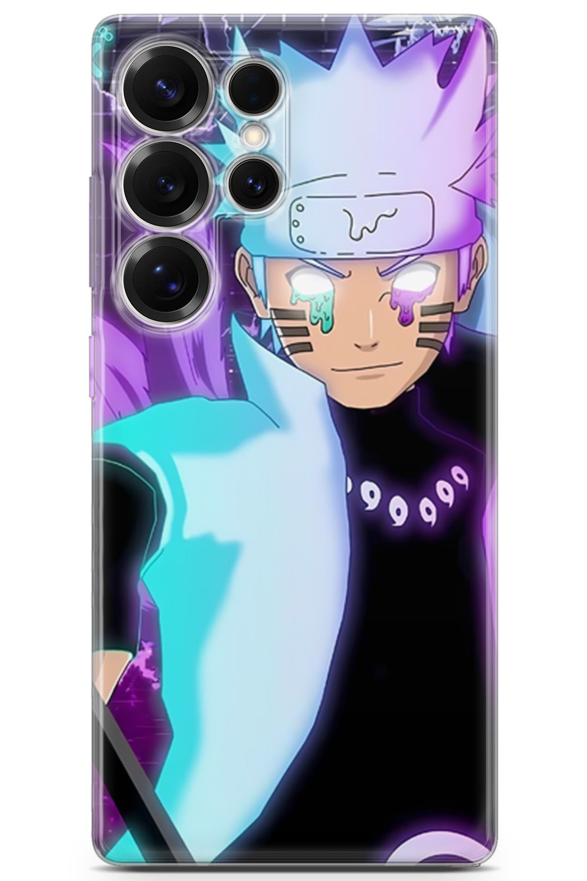 Uvilda Samsung Galaxy S25 Ultra uyumlu Anime 17 HD UV Baskı Naruto Uzumaki