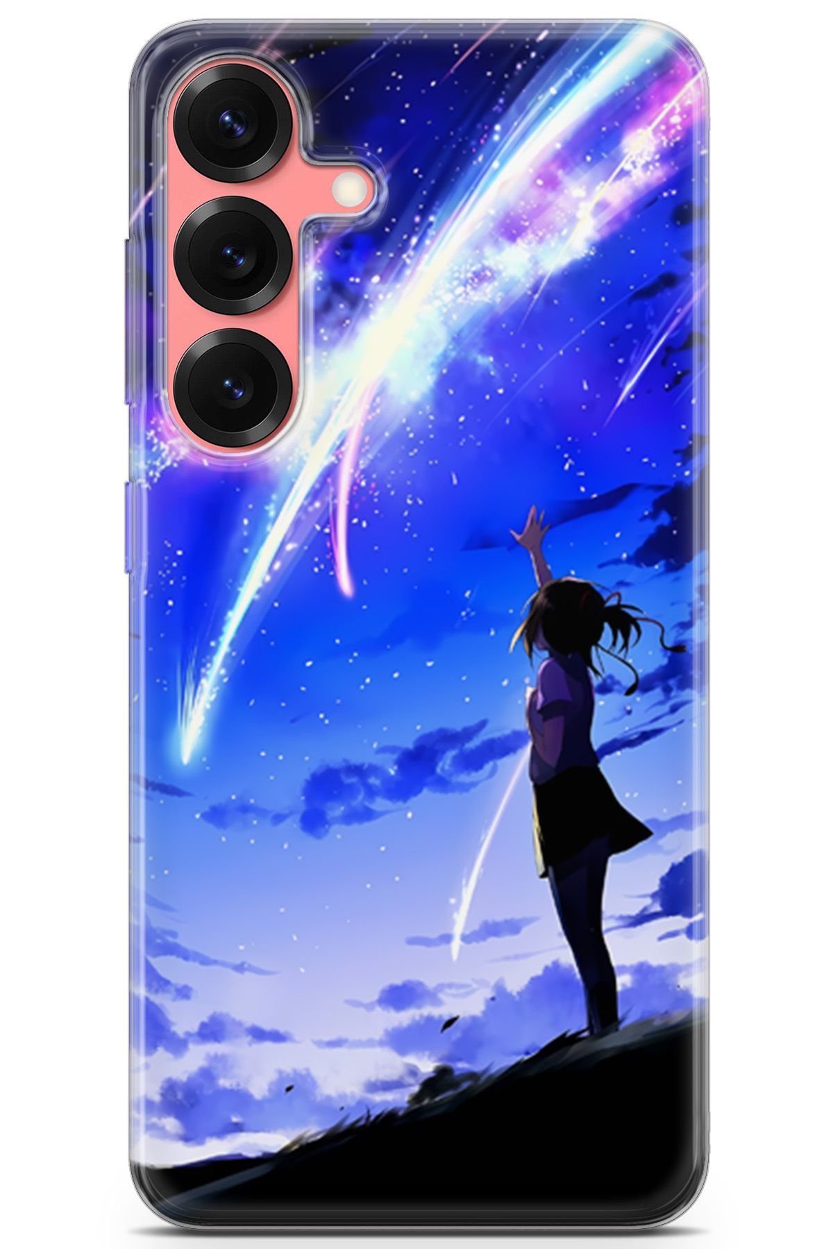 Uvilda Samsung Galaxy S25 uyumlu Girls 13 HD Desenli Yıldızlar ve Genç Kız