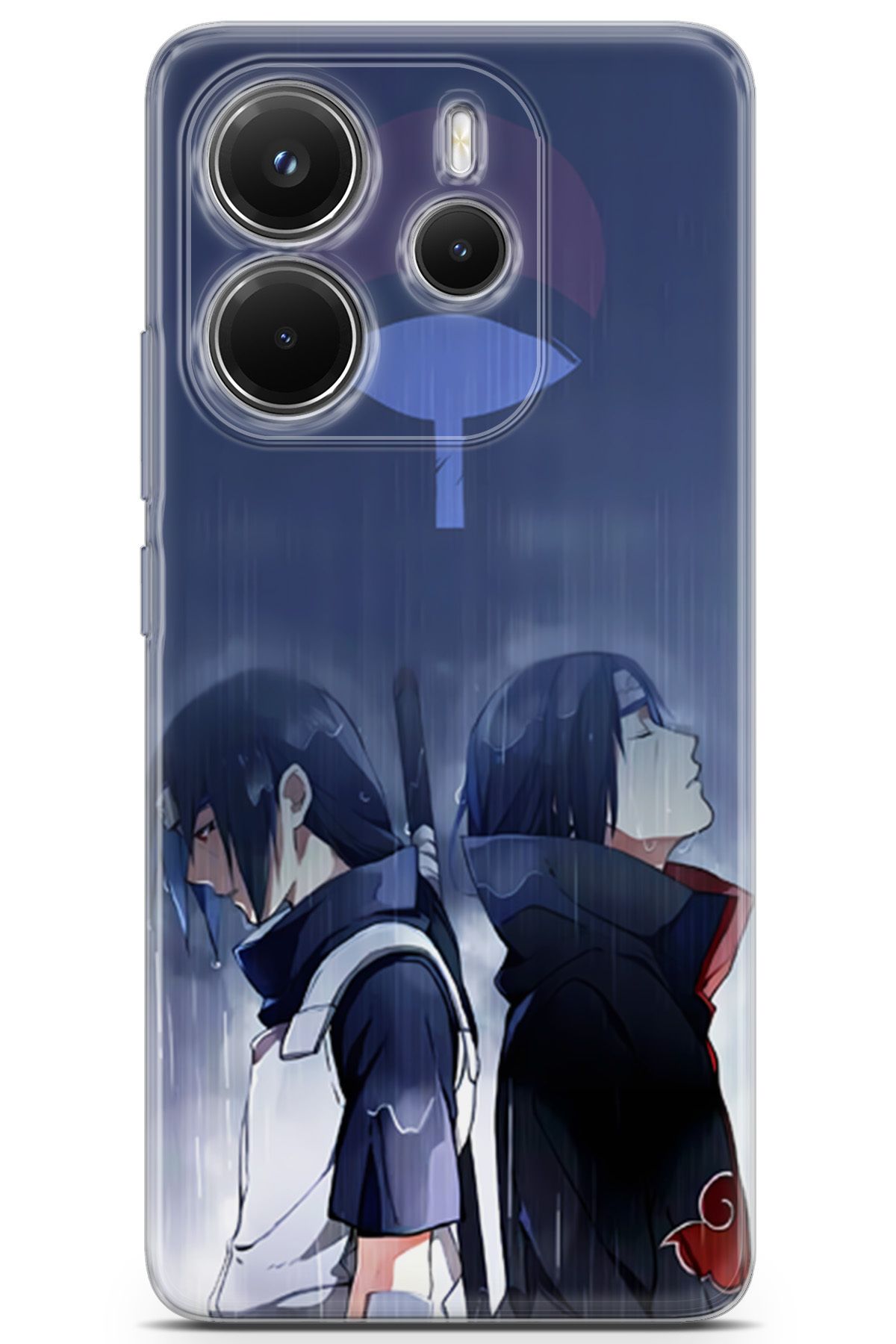 Kordilya Xiaomi Redmi Note 14 4G uyumlu Manga 14 Baskılı Telefon Kabı Naruto Uchiha