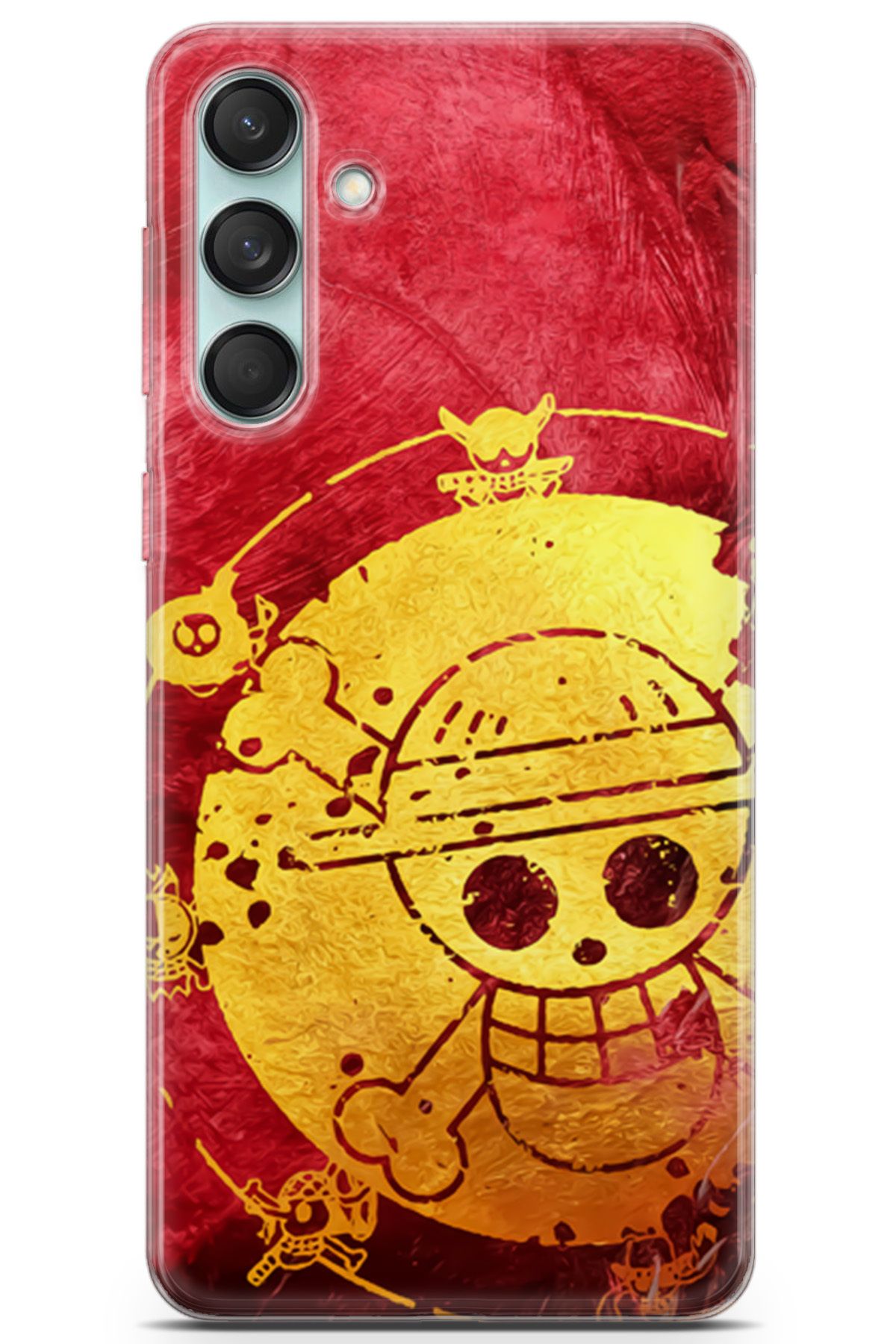 Kordilya Samsung Galaxy M55 uyumlu Manga 36 4K Kapak One Piece Logo