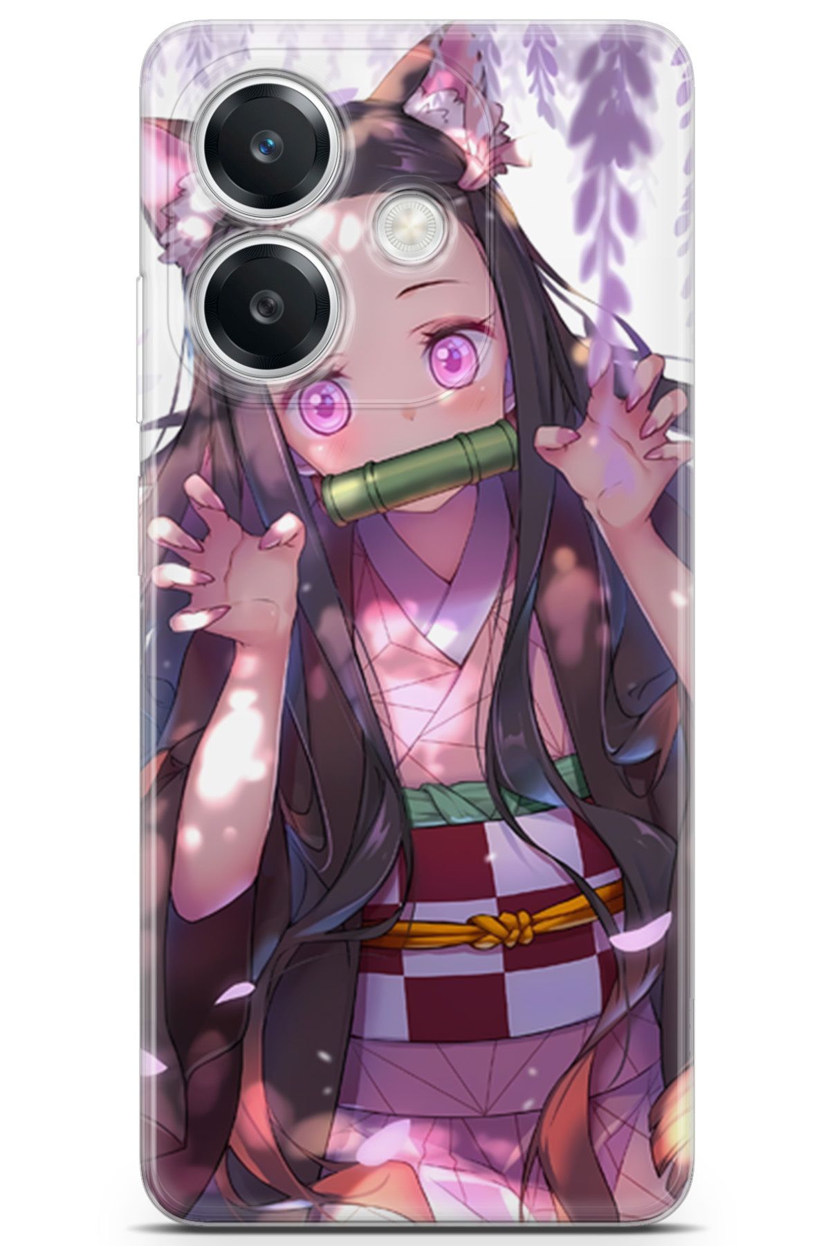 Uvilda Oppo A3 uyumlu Anime 14 4K Baskı Demon Slayer Nezuko