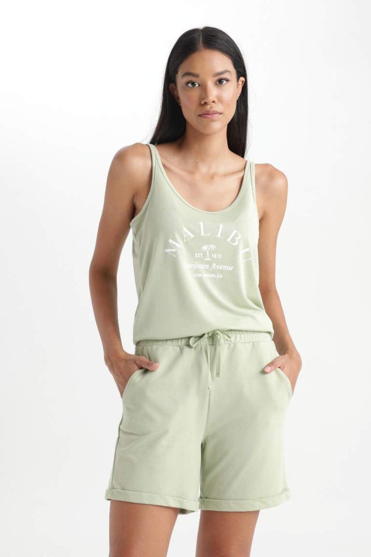 MENA Regular Fit Basic Bermuda Sort
