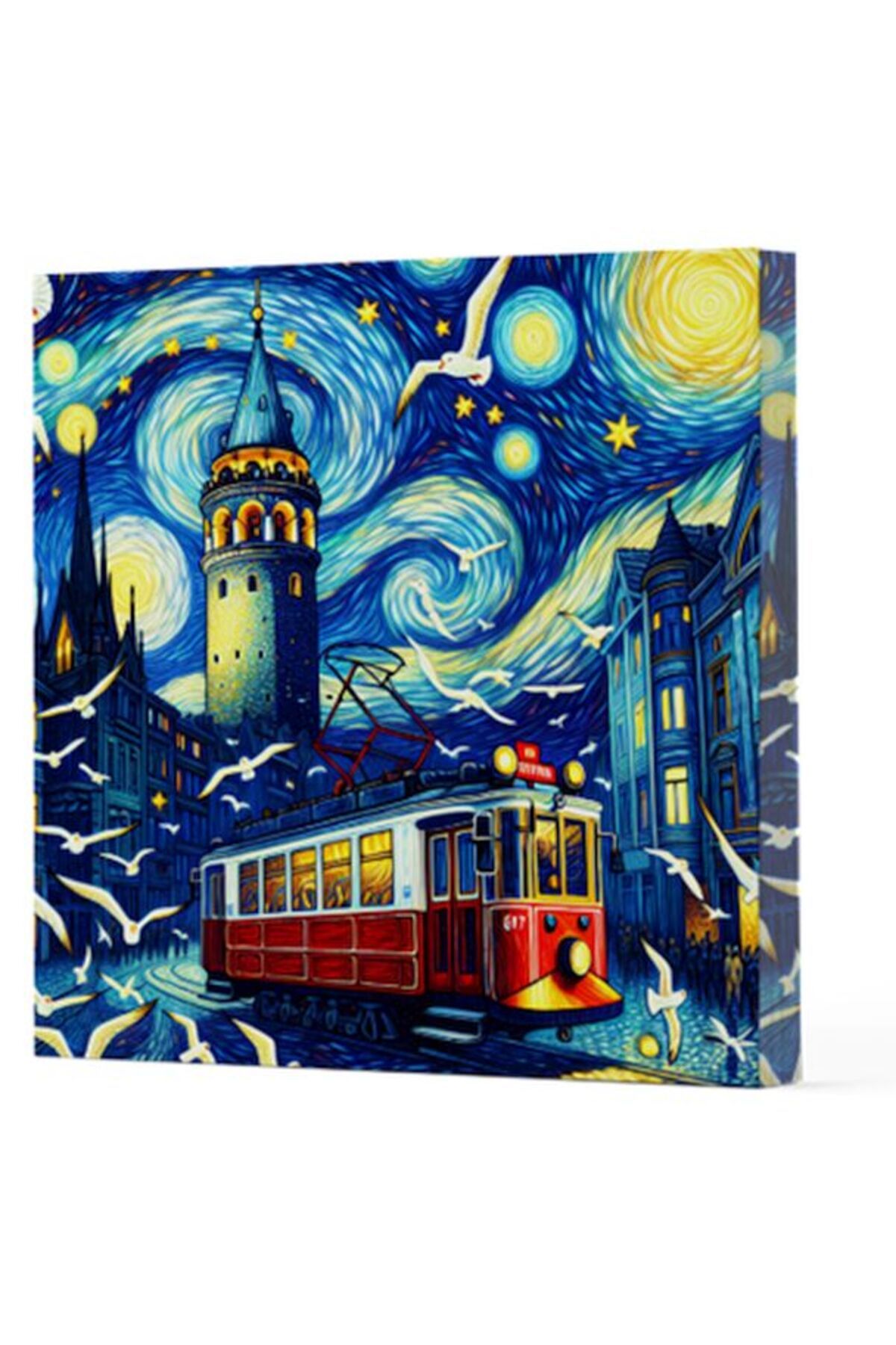 Destek Yayınları Van Gogh 1 Galata Çizgisiz Yan Boyamalı Defter