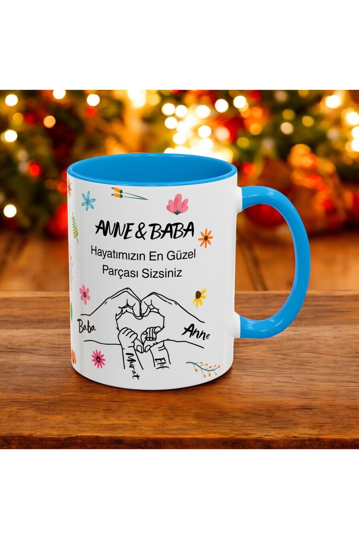 mugshop Baba Anne Hediye, Babalar Günü, Anneler Günü Hediye Kaliteli Porselen Kupa Bardak