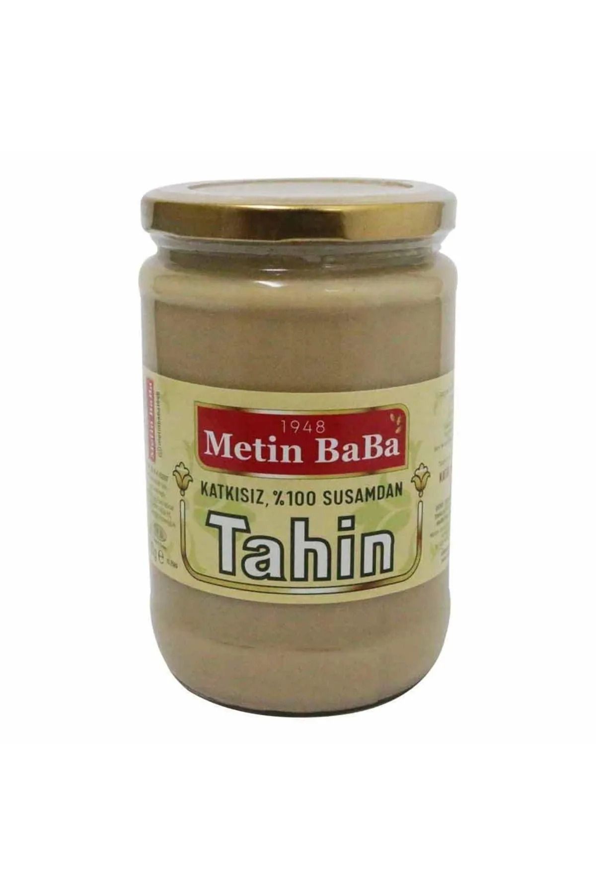 Metin Baba 1948 3'lü Paket 300'er gram Metin Baba Tek Kavrulmuş Tahin (TOPLAM 900 GRAM)