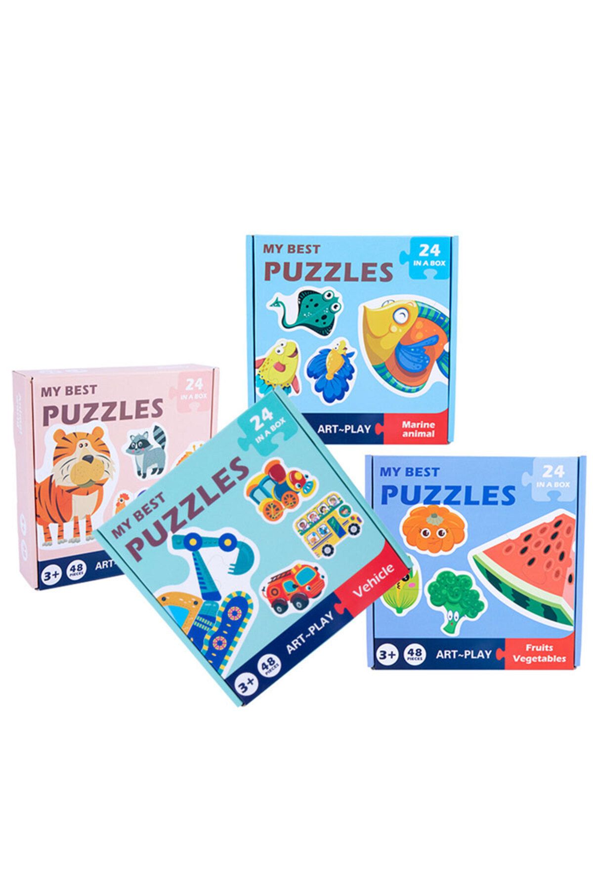 Generic-Educational puzzle set for children in the form of fruits and vegetables kt-071 2