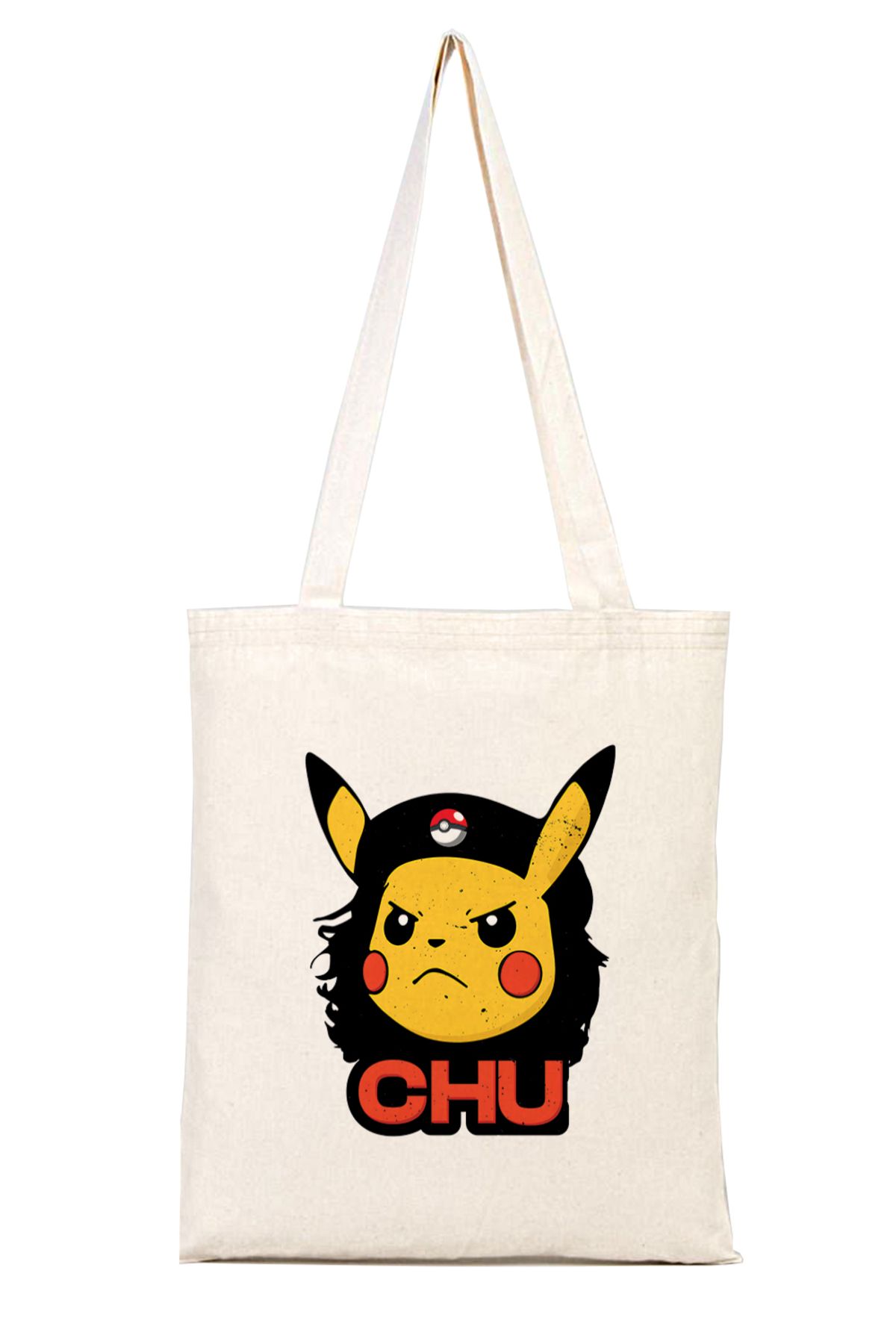 iyi fikirler Chu Pikachu Bez Omuz Çantası