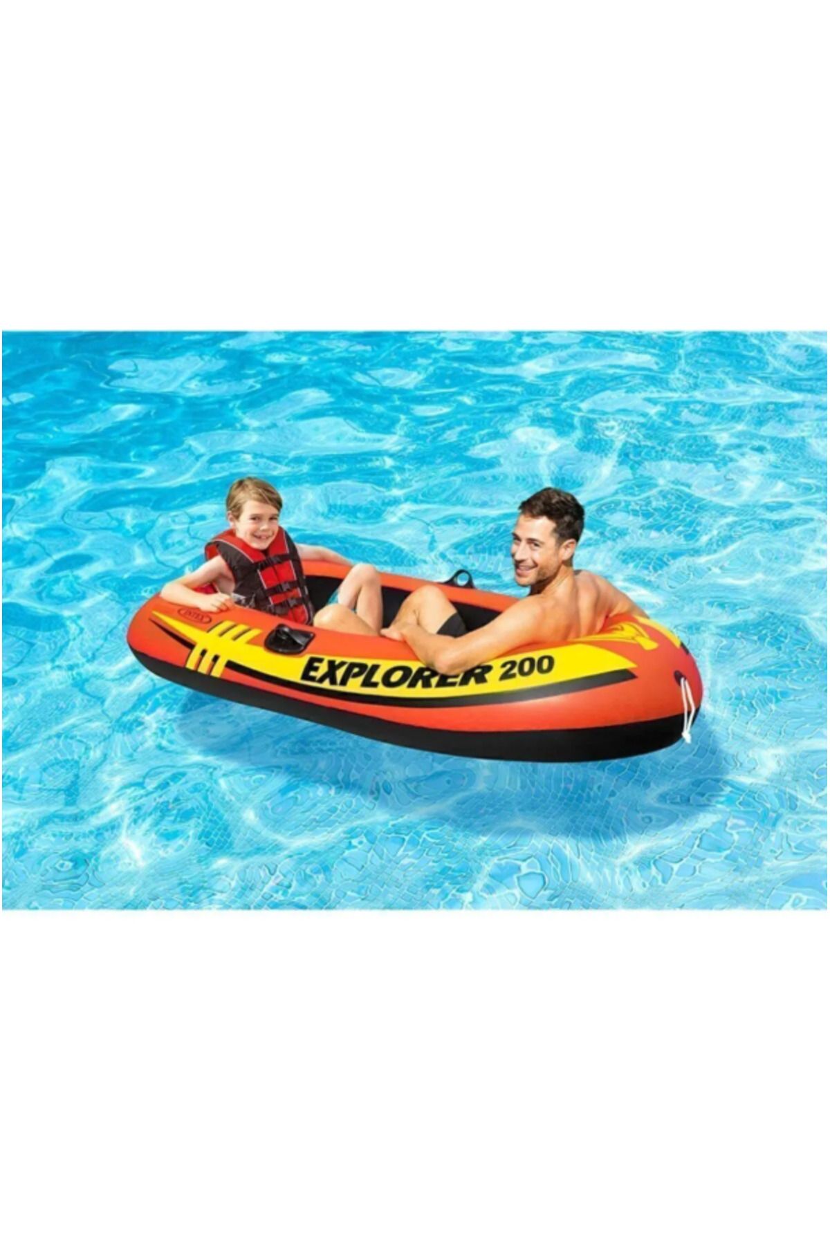 Cross Check Intex Explorer 200 Şişme Bot Set 185 X 94 X 41 Cm (KÜREK POMPA) intex