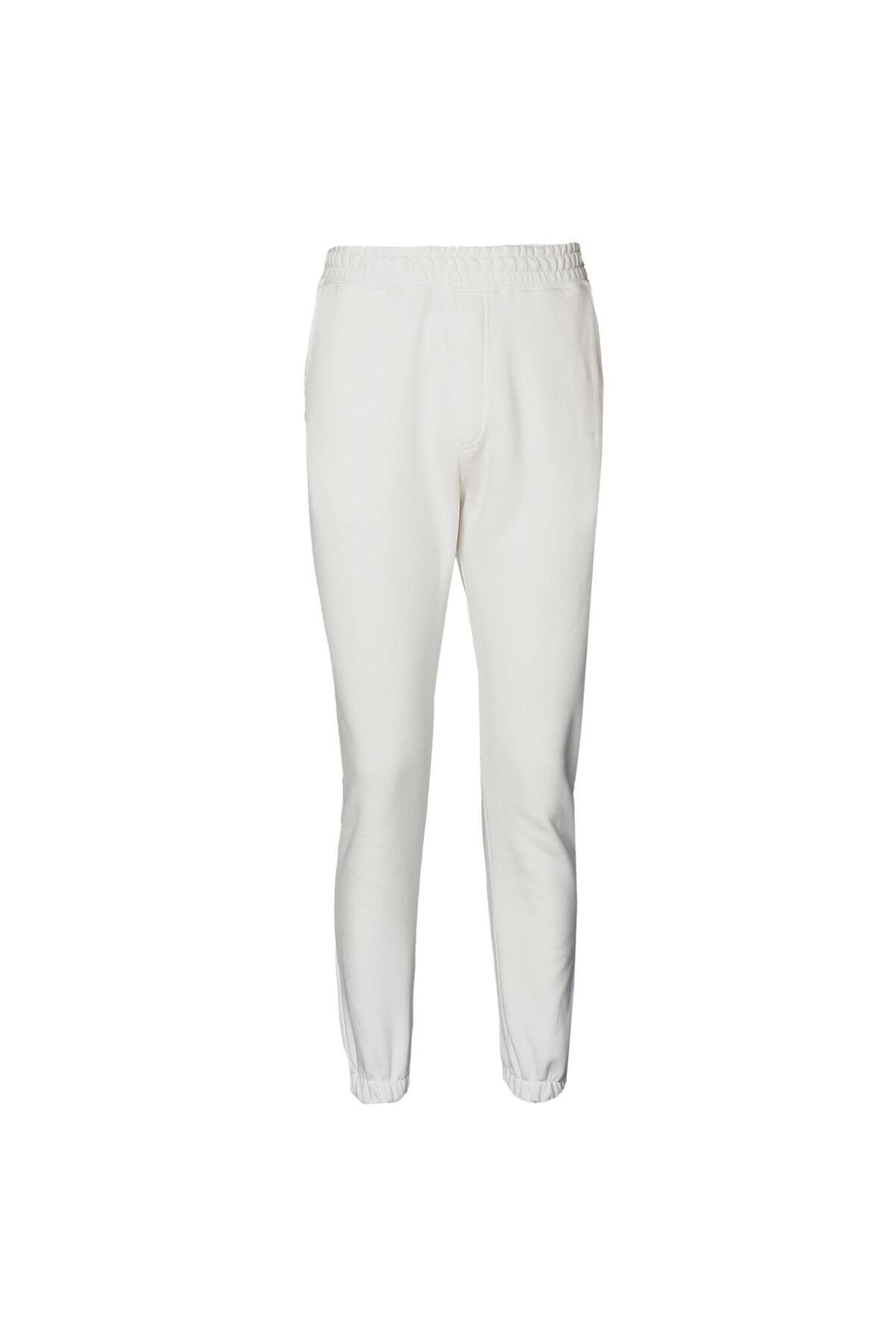 hummel-Ανδρικό λευκό αθλητικό παντελόνι Hmlwesley Jogger 931769 -9003 2