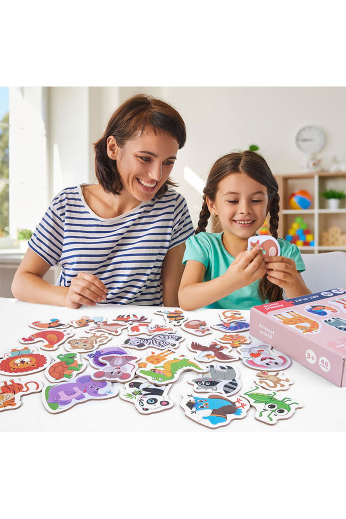 Generic-Educational puzzle set for children in the form of fruits and vegetables kt-071 3