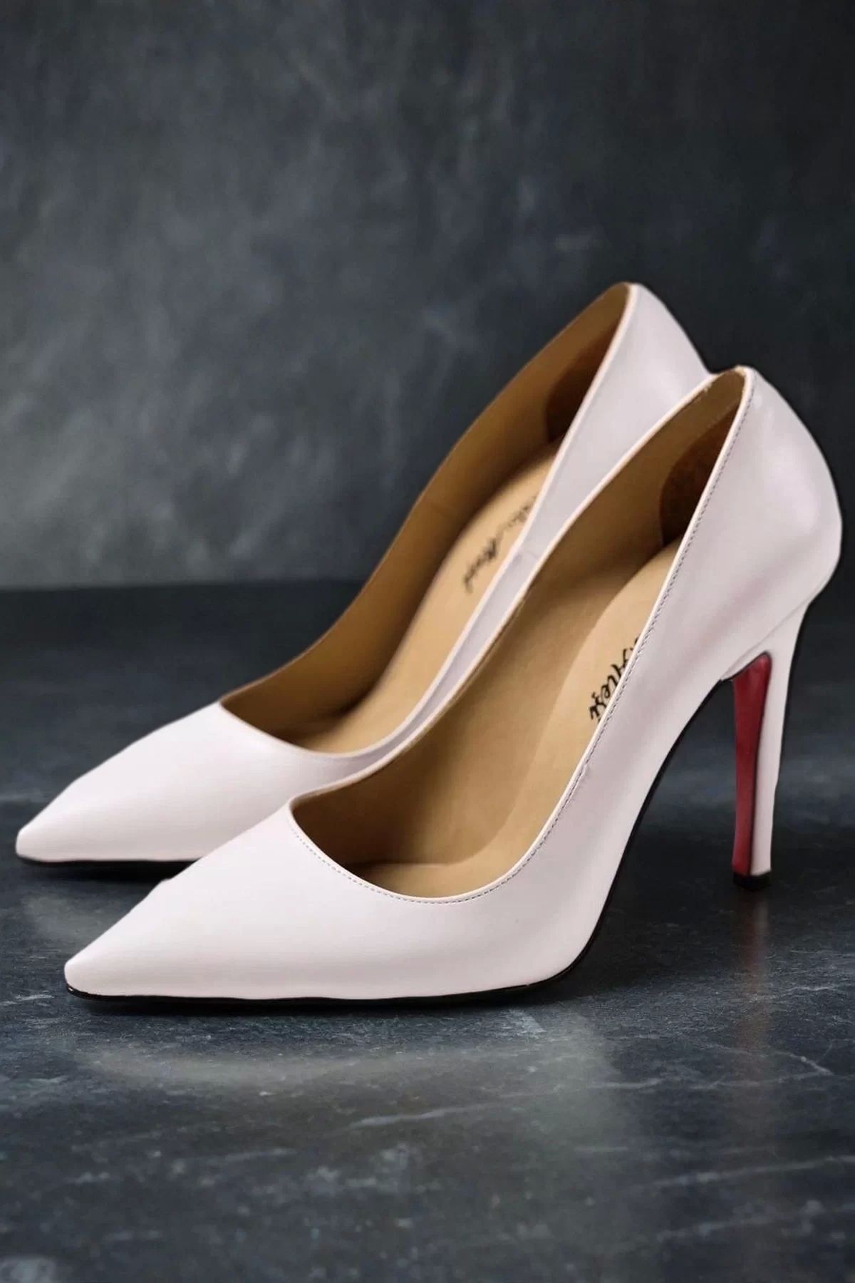 PayBuy Kadın Elegant Ayakkabı İnce Topuk Stiletto Özel Tasarım Abiye Ayakkabı