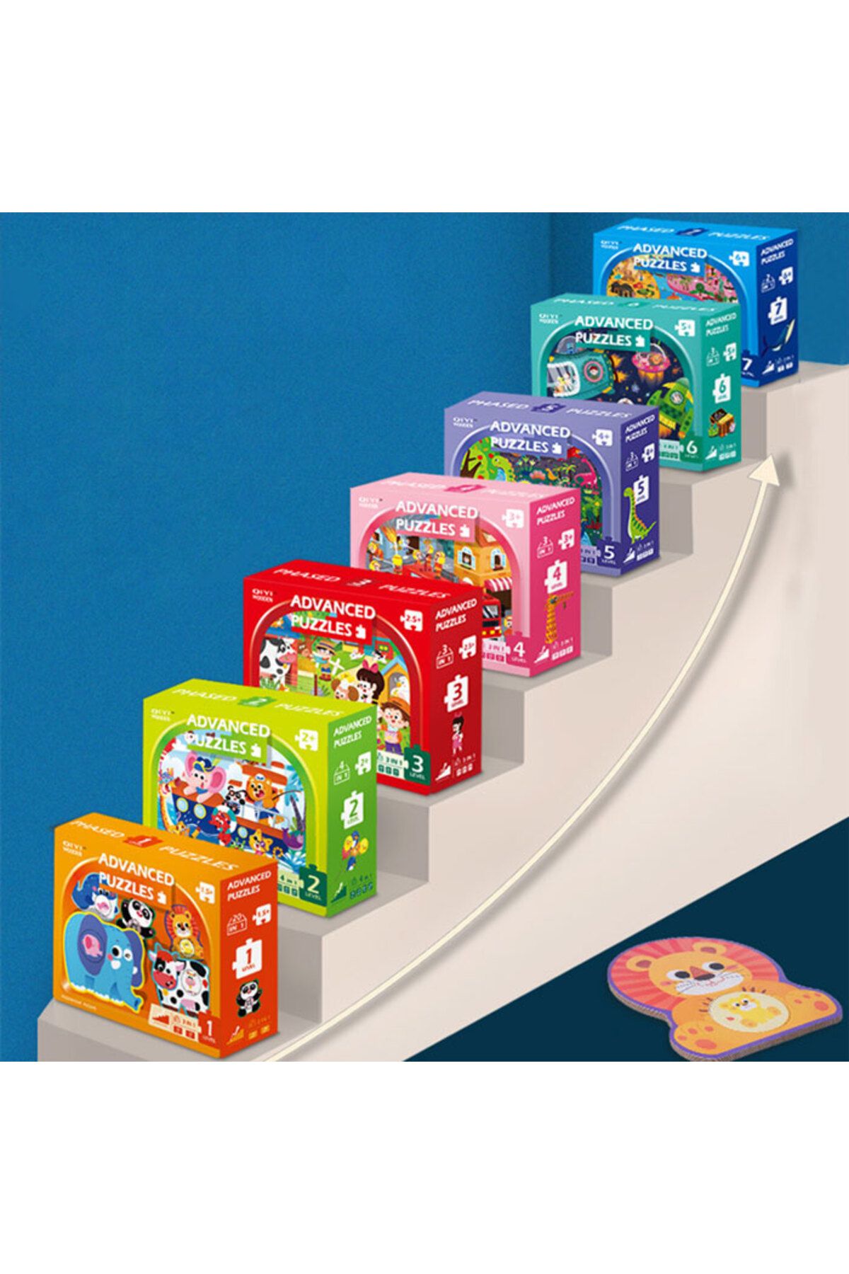 Generic-3-in-1 puzzle game for children aged four years and over kt-067 3