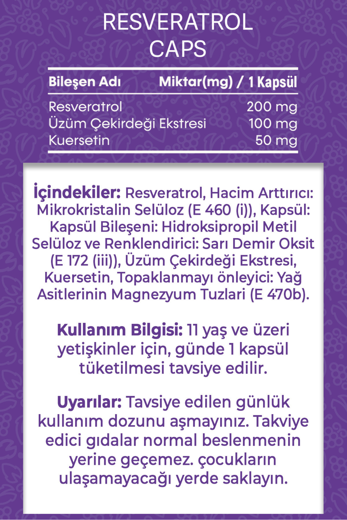 Vitisfera-20 Capsules Resveratrol Capsule Set 5
