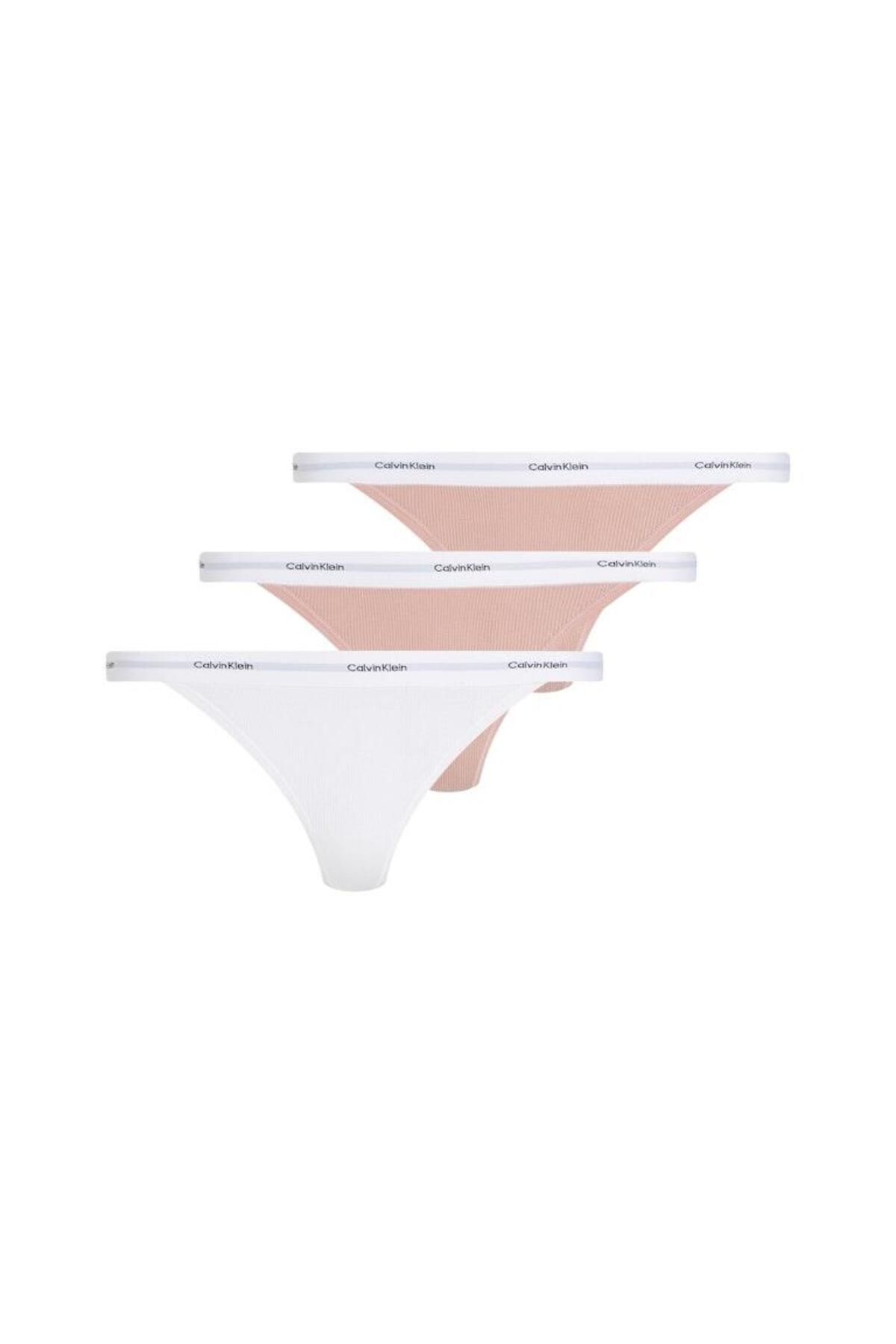 Calvin Klein Kadın STRING THONG 3PK Thong