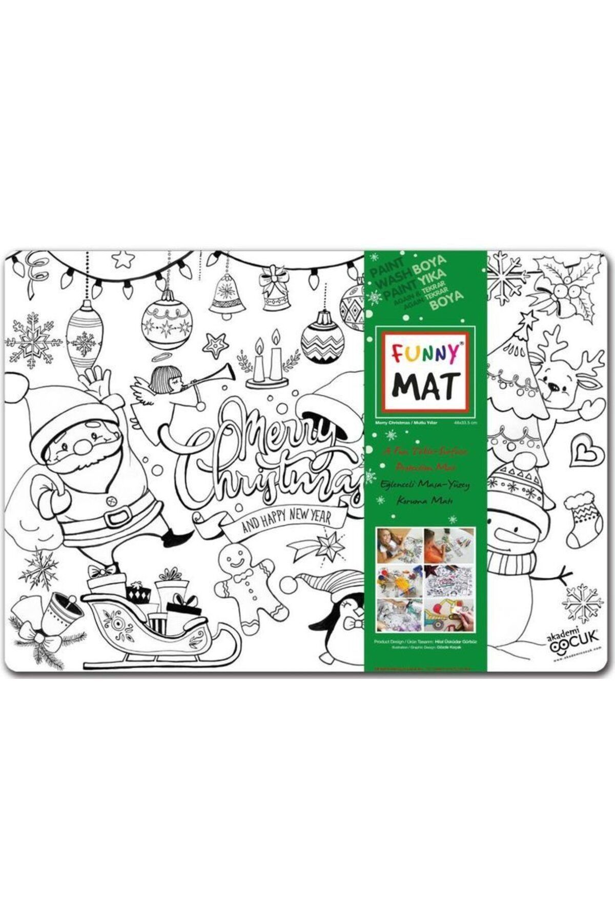 Destek Yayınları Funny Mat Yeni Yıl 335x48cm