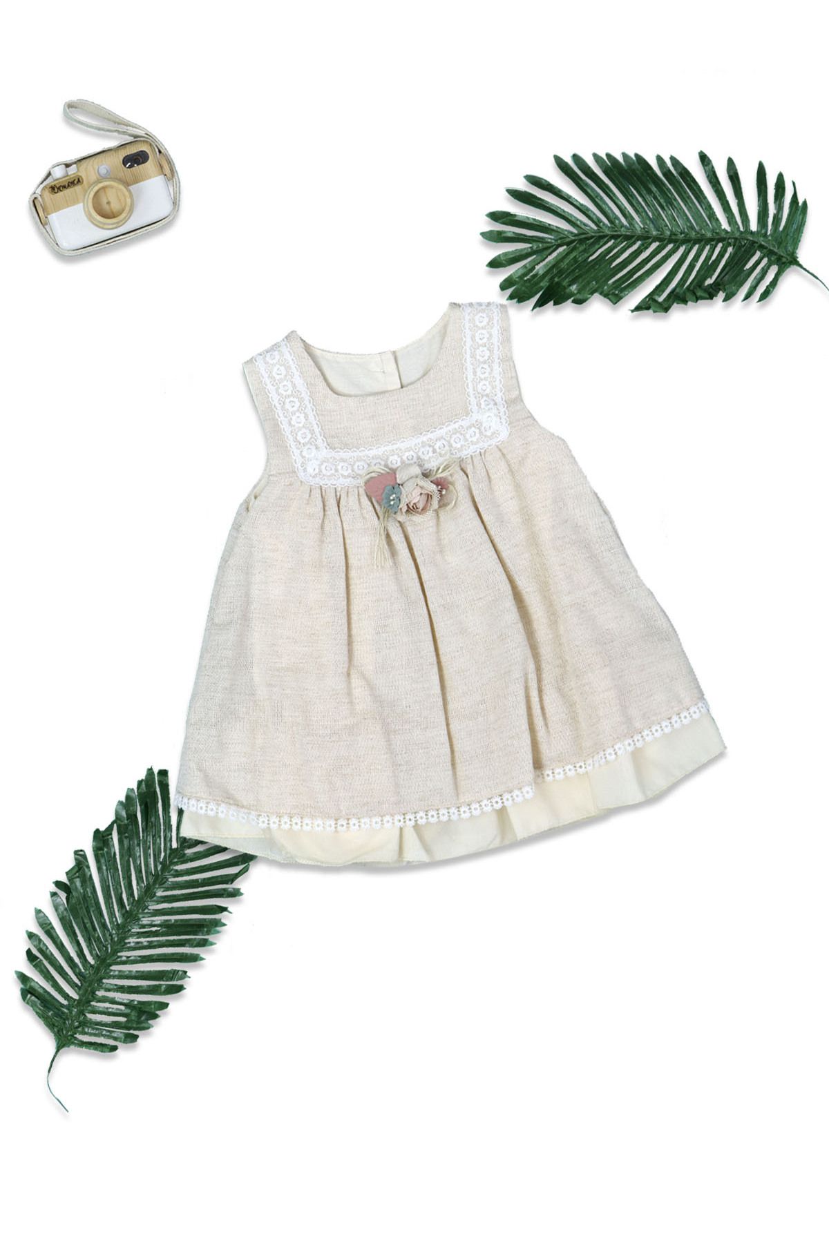 Nehad Bebe KIZ BEBEK DANTELLİ ELBİSE