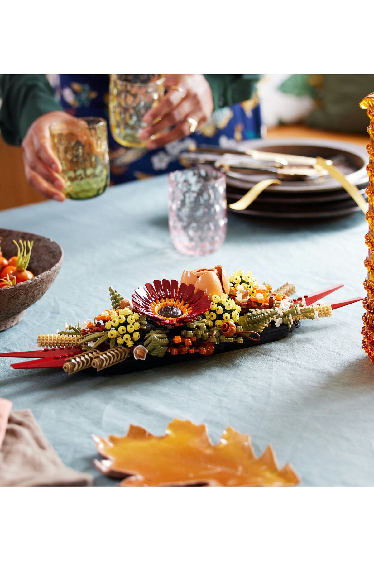 آیکانز گل خشک مرکز تزئین 10314 کیت ساخت 812 قطعه