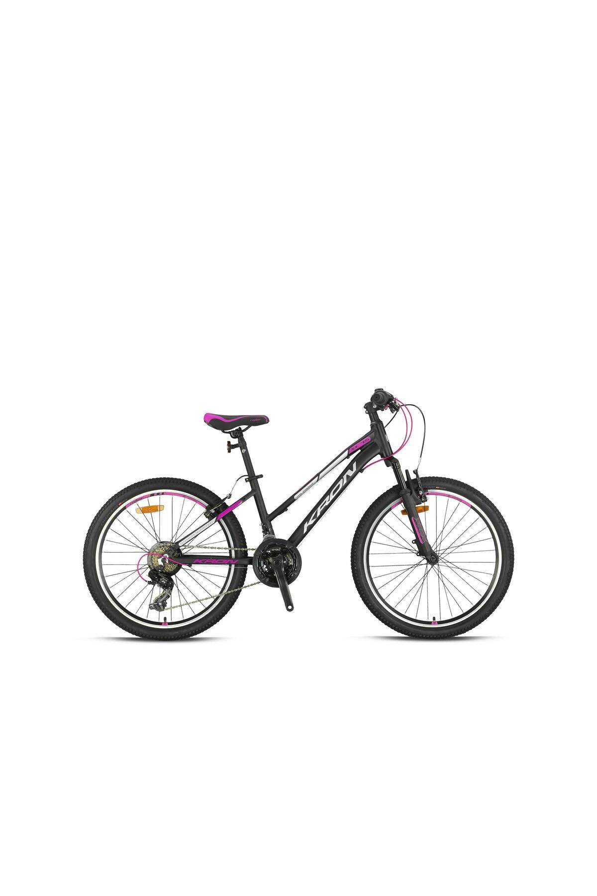 Kron XC 75 - 24 MTB Lady - 13' - 21 Vites - V.B - Mat Siyah-Gri/Pembe