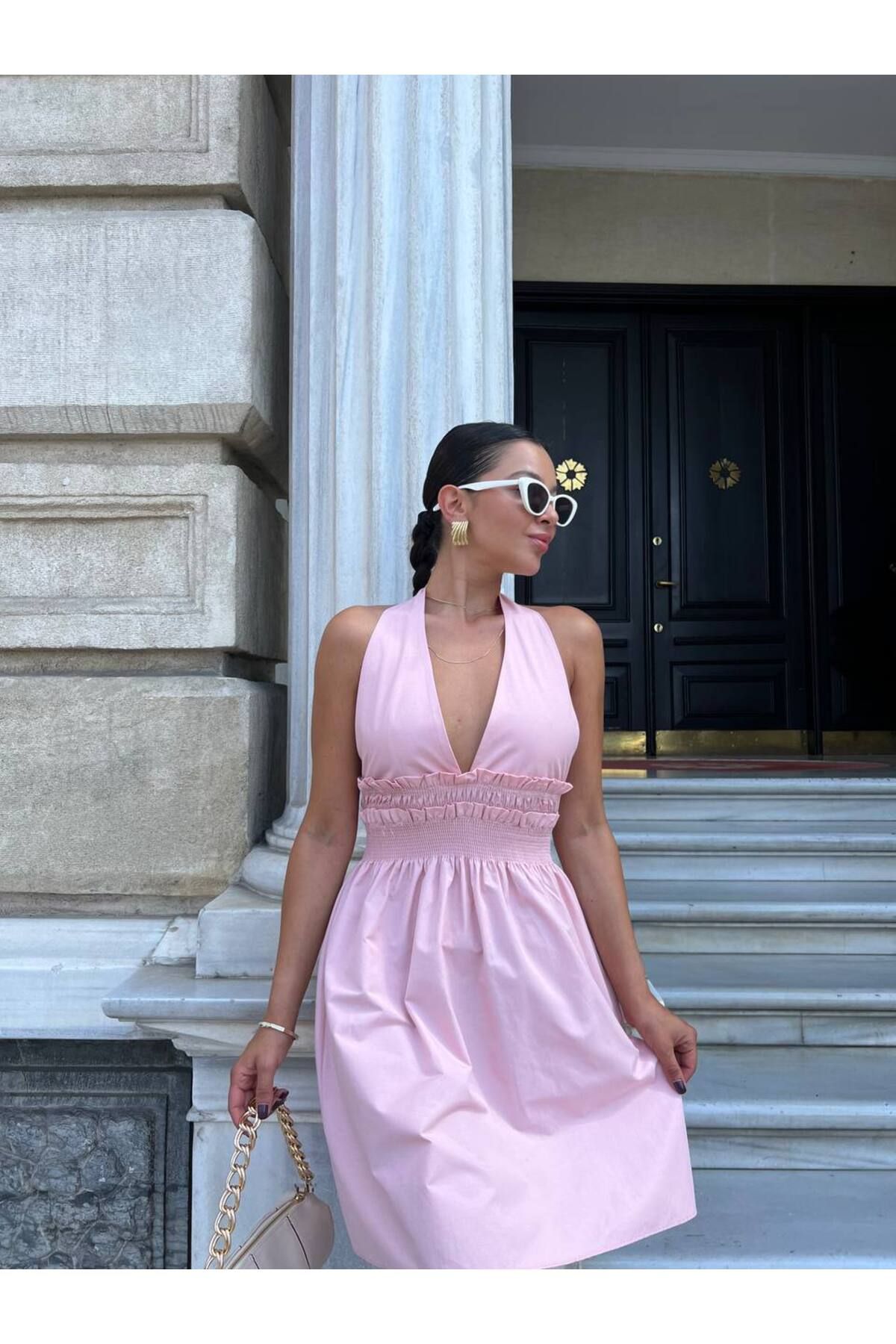 Butik Shoreline Knot Dress Midi Elbise