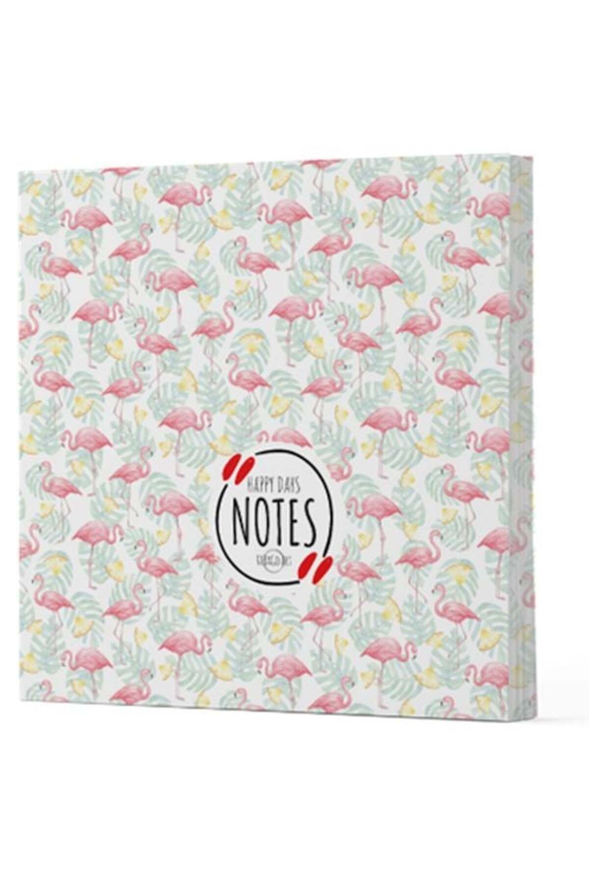Destek Yayınları Flamingo 3 Çizgisiz Yan Boyamalı Defter