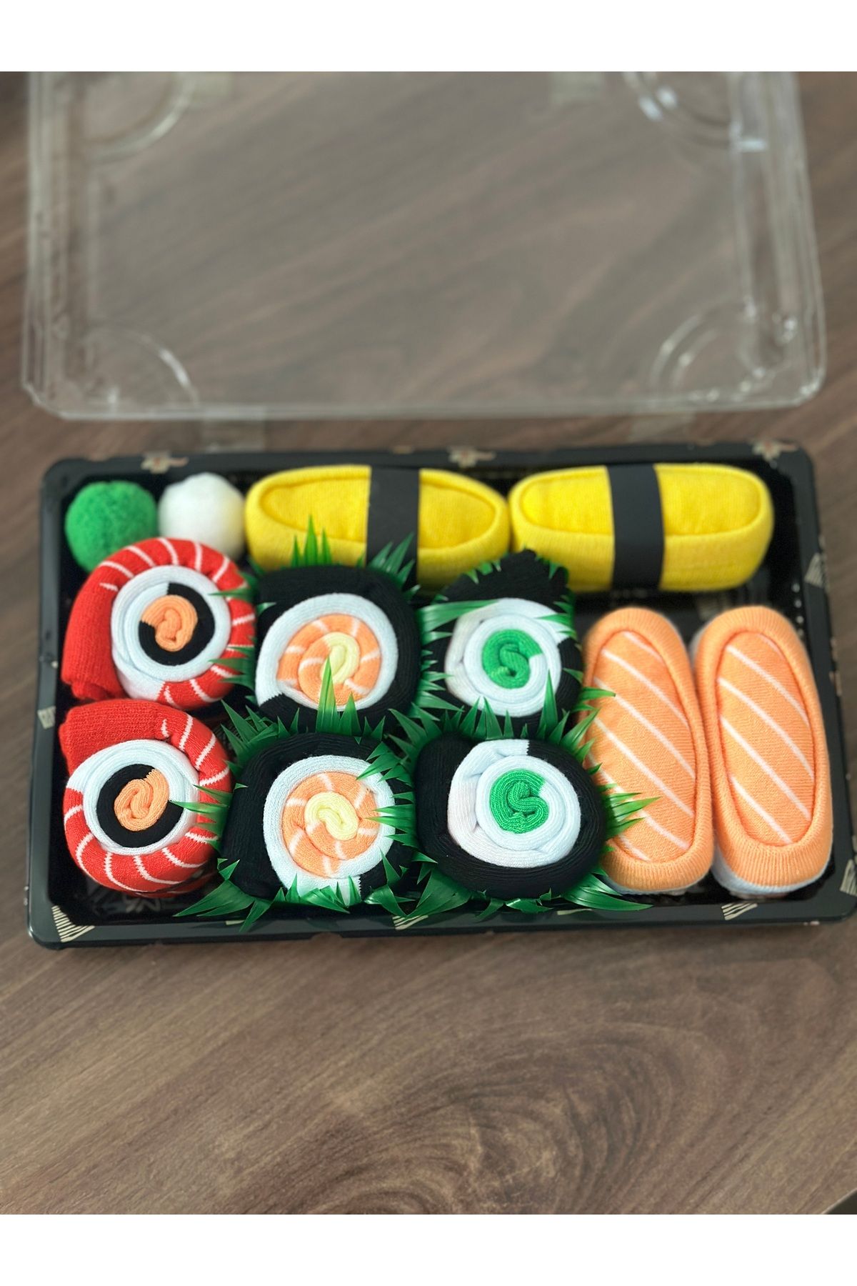 aysequlce sushi çorap komik hediyelik yetişkin standart beden