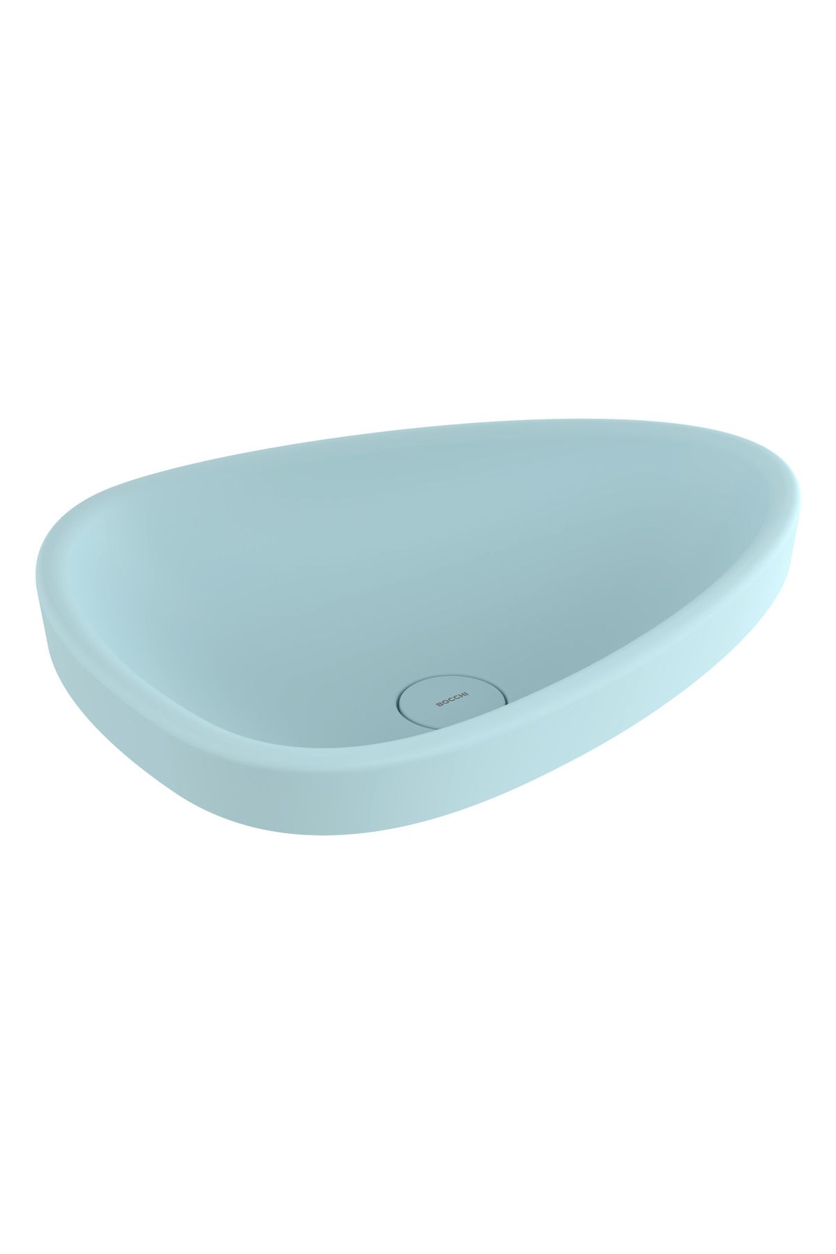 Bocchi Etna Tezgah Üstü Lavabo 58 Cm Mat Buz Mavi 1112-029-0125