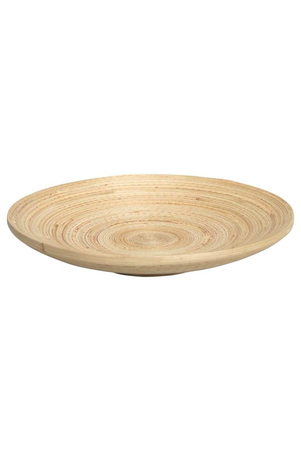 IKEA Hulted Akasya Krem Ahşap Tabak 30 cm