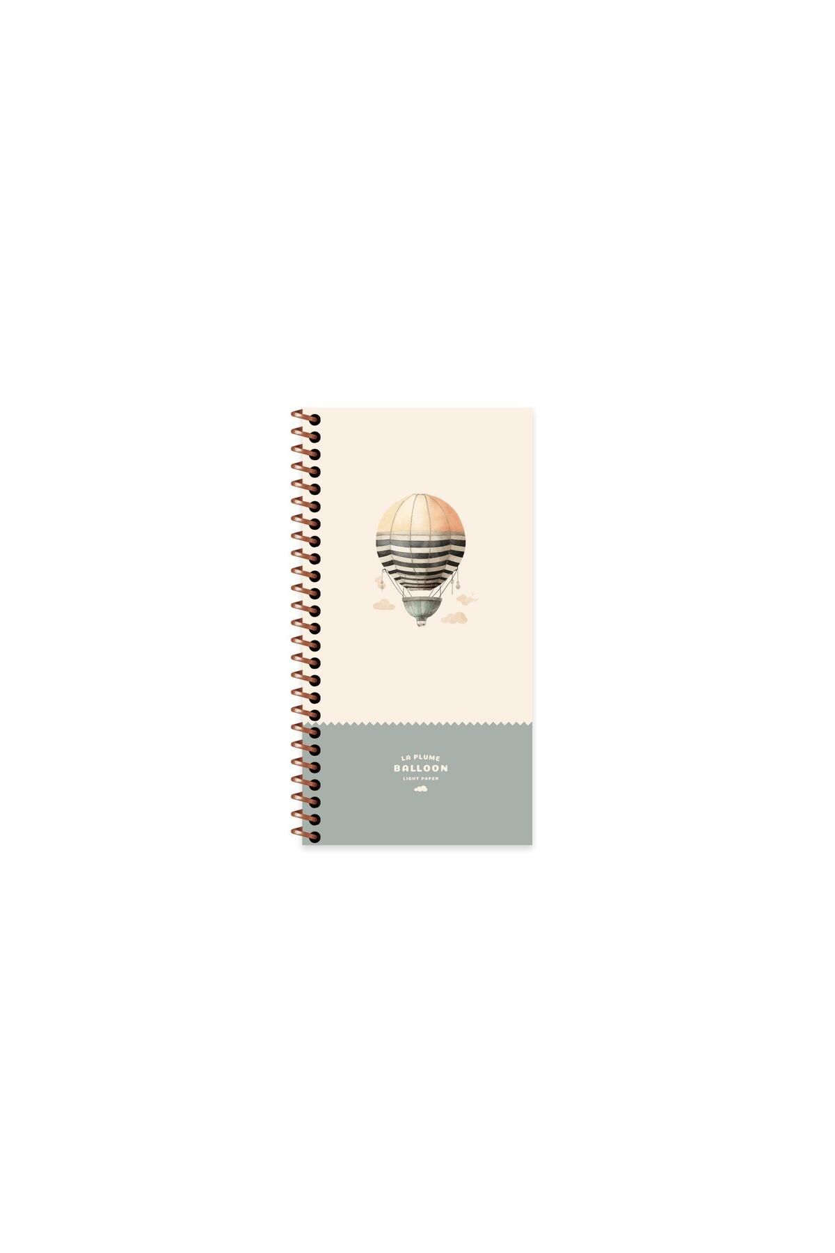 KESKİN COLOR Keskin 10*19 80 Yp.Çiz.Spr.Sert Kap.La Plume Balloon Defter Mavi