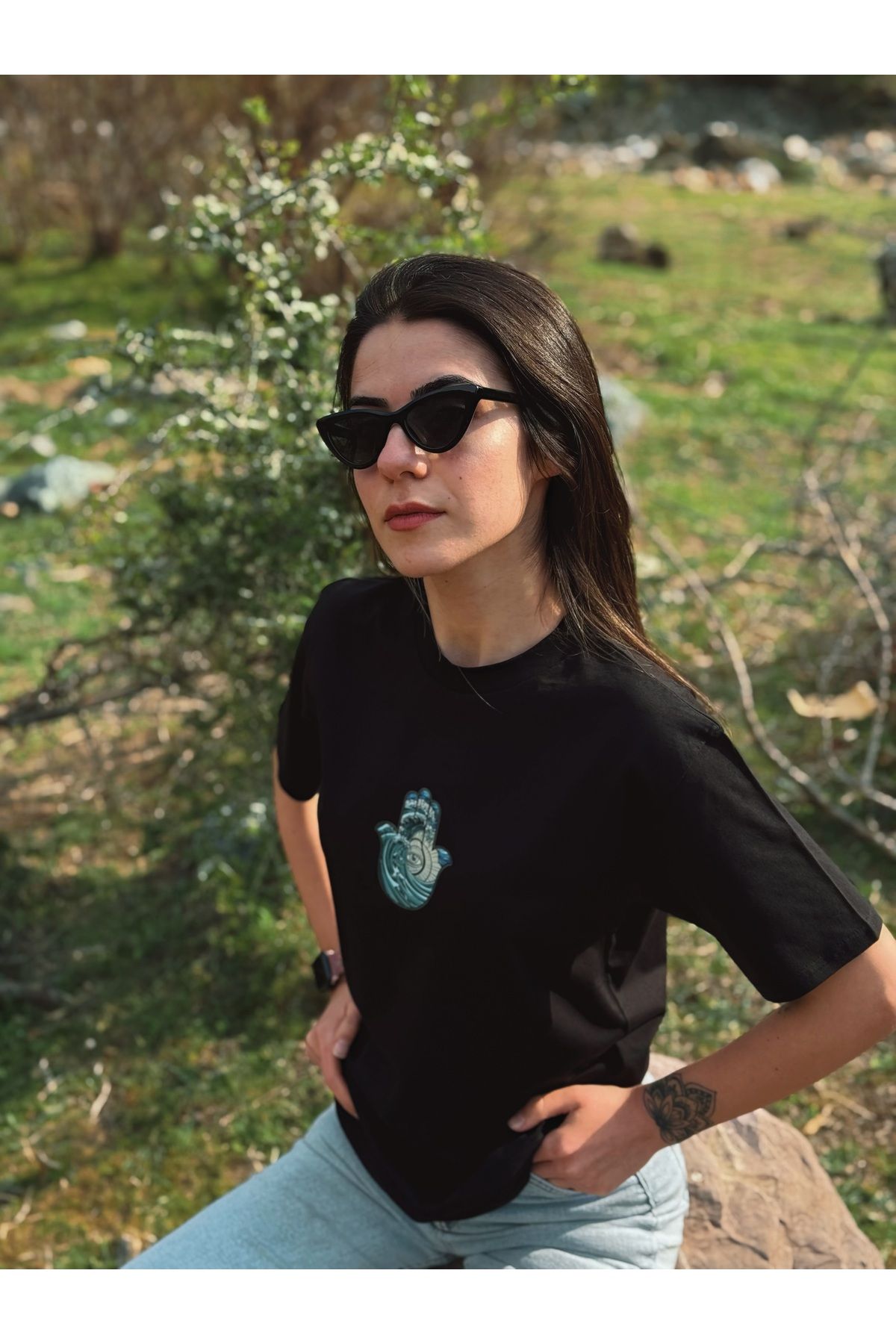 Store Unisex Regular Tişört - Koruyucu Dalga