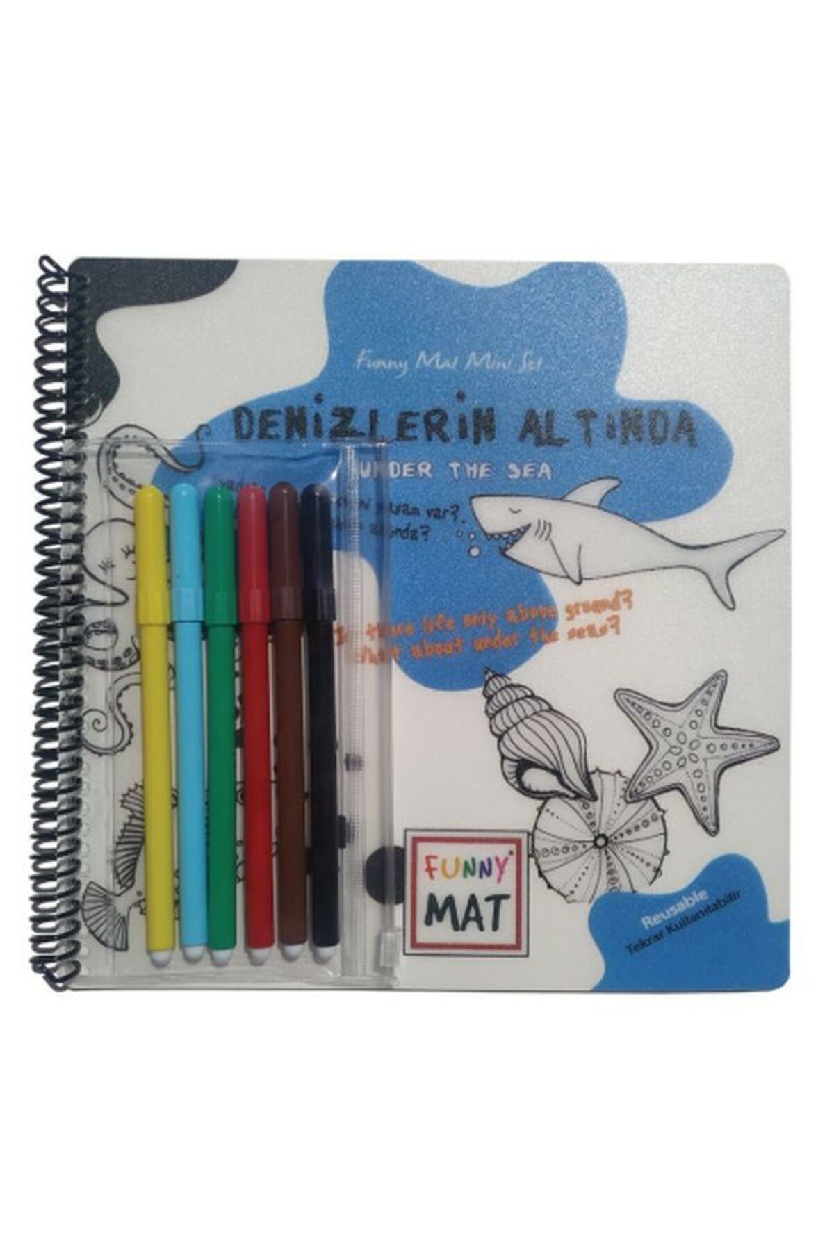 Destek Yayınları Denizlerin Altında Funny Mat Mini Set Aktivite Seti