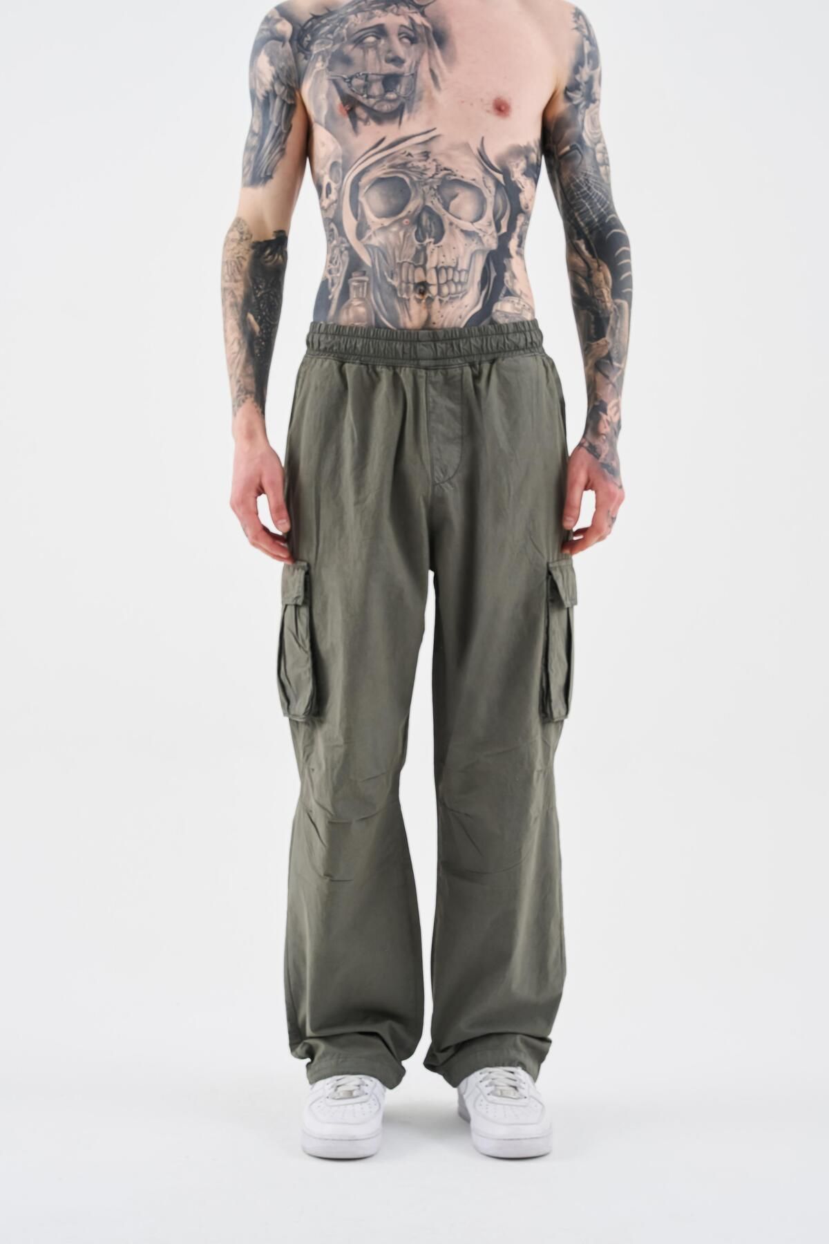 Machinist Erkek Paraşüt Kargo Pantolon KHAKI
