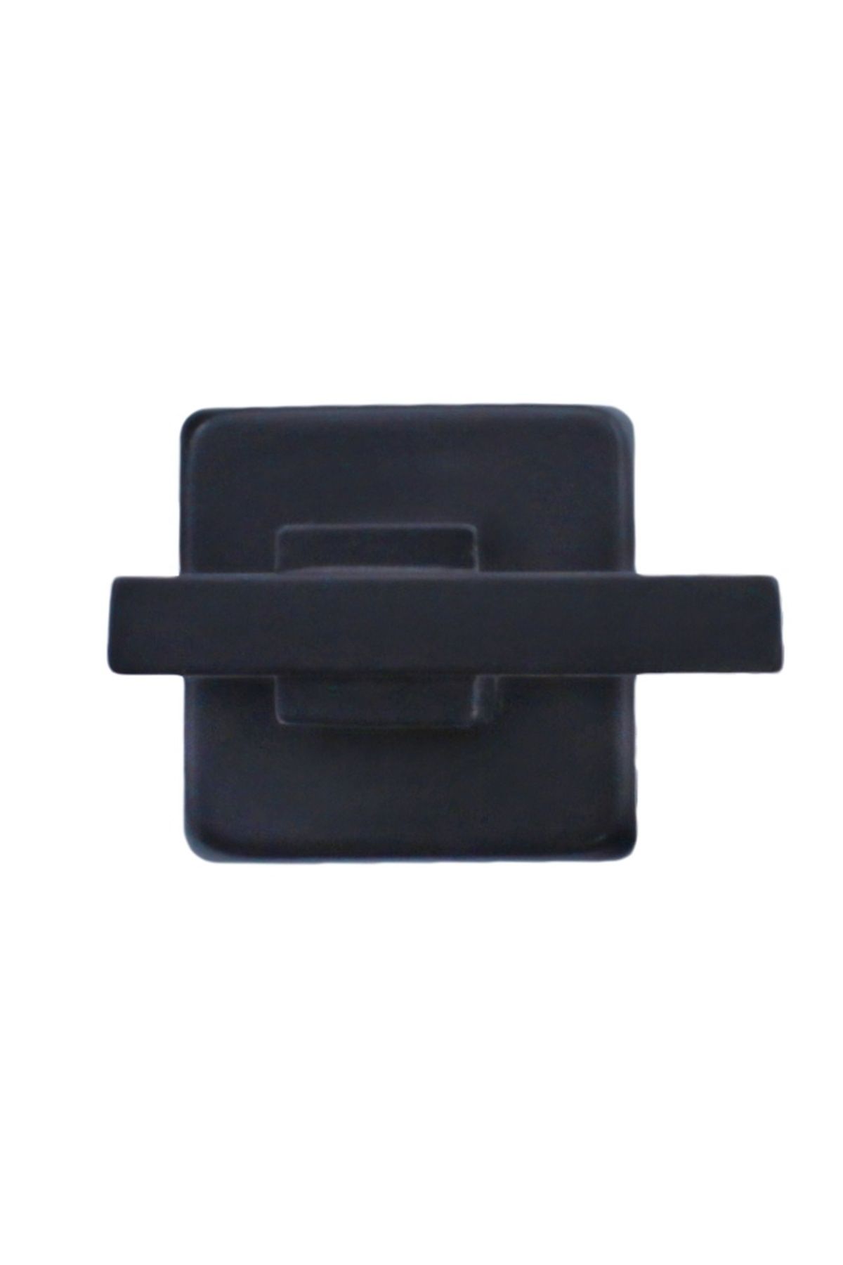 flores Cuier Din Metal, Pentru Baie, Negru, Cu 1 Agatatoare - One Size
