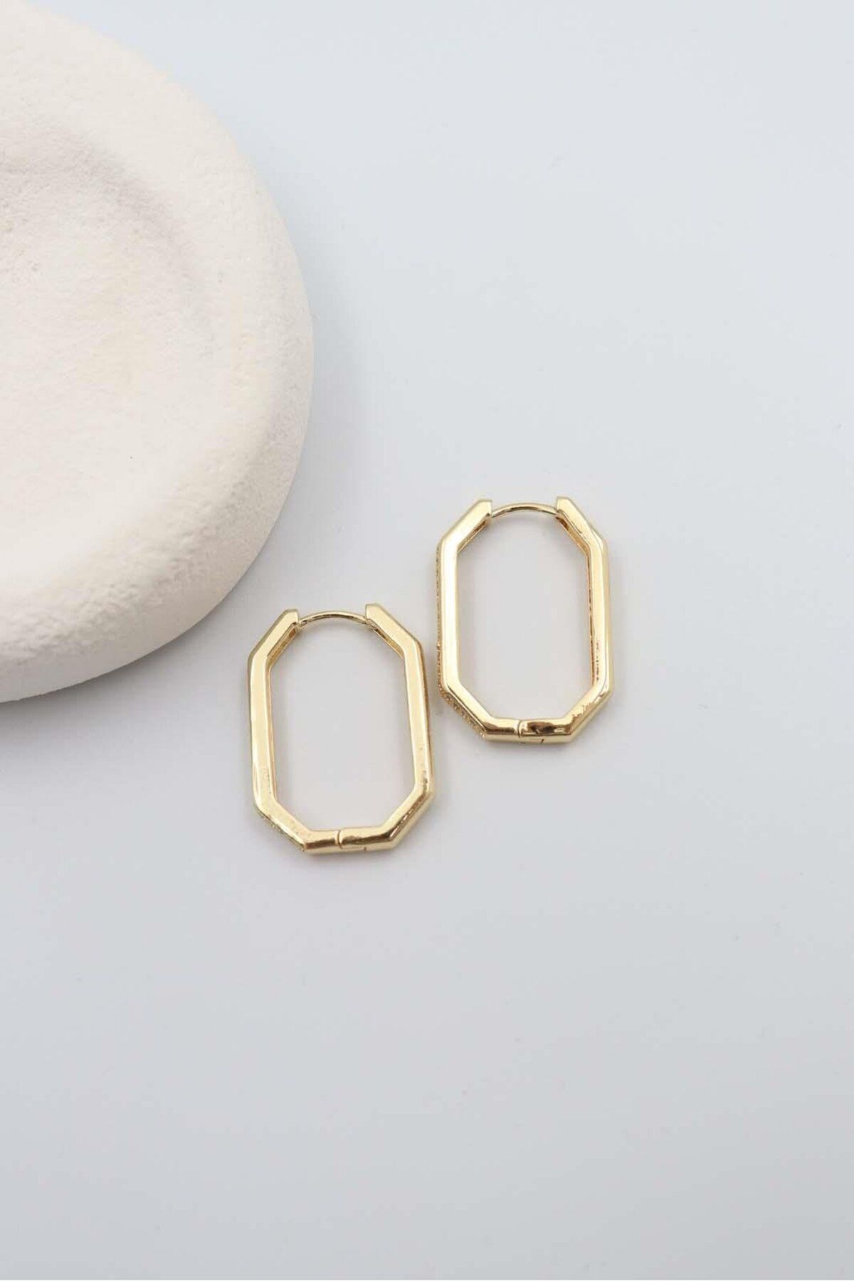 BY CANSU ACCESSORİES Elenora Gold Küpe[14K]