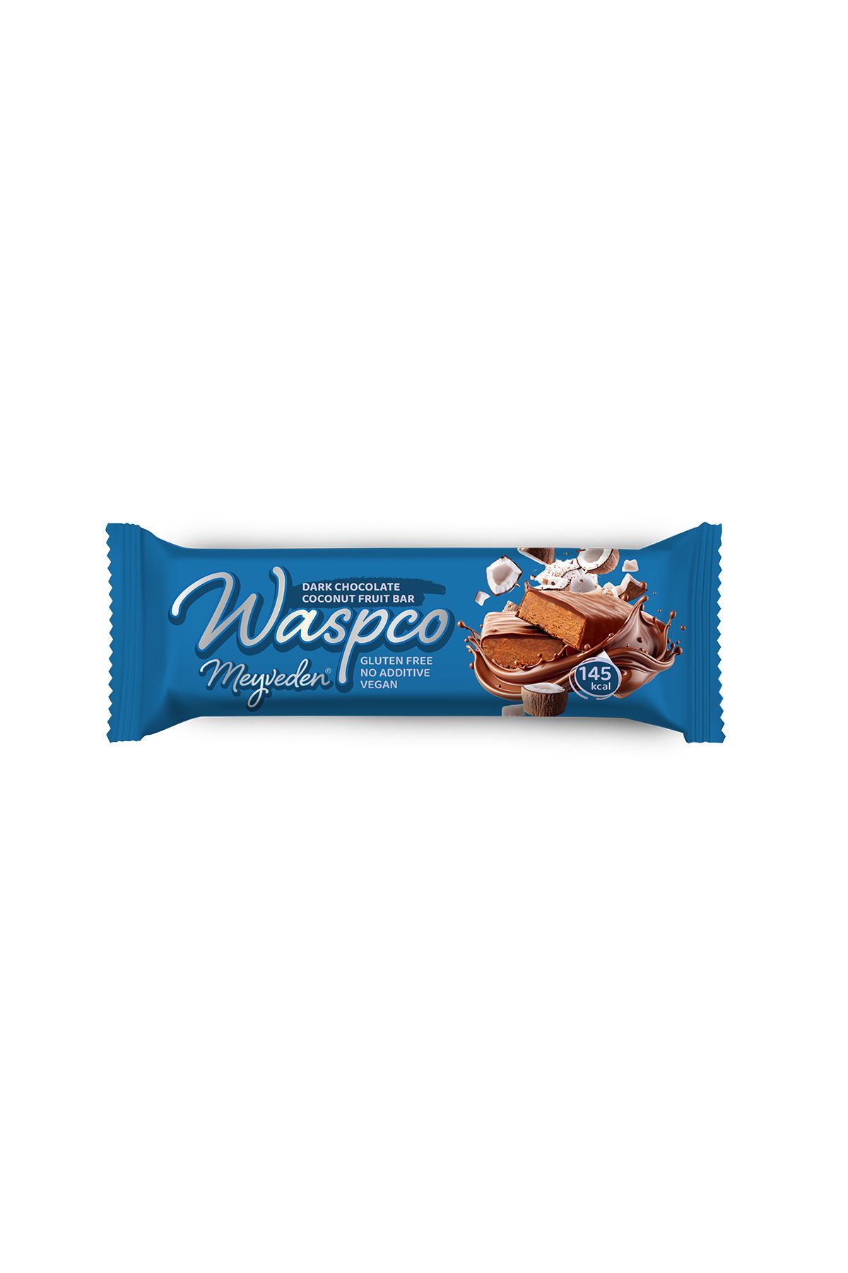 Waspco Bitter Çikolata Kaplı Hindistan Cevizli Meyve Bar 35g X 1 Adet