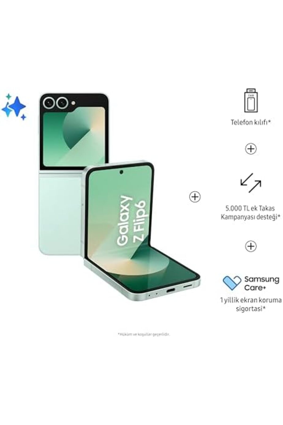 Samsung-Galaxy Z Flip6, 12GB RAM, 256GB Storage, Mint, 50MP Camera, 1 year Seller Warranty (Internat 6