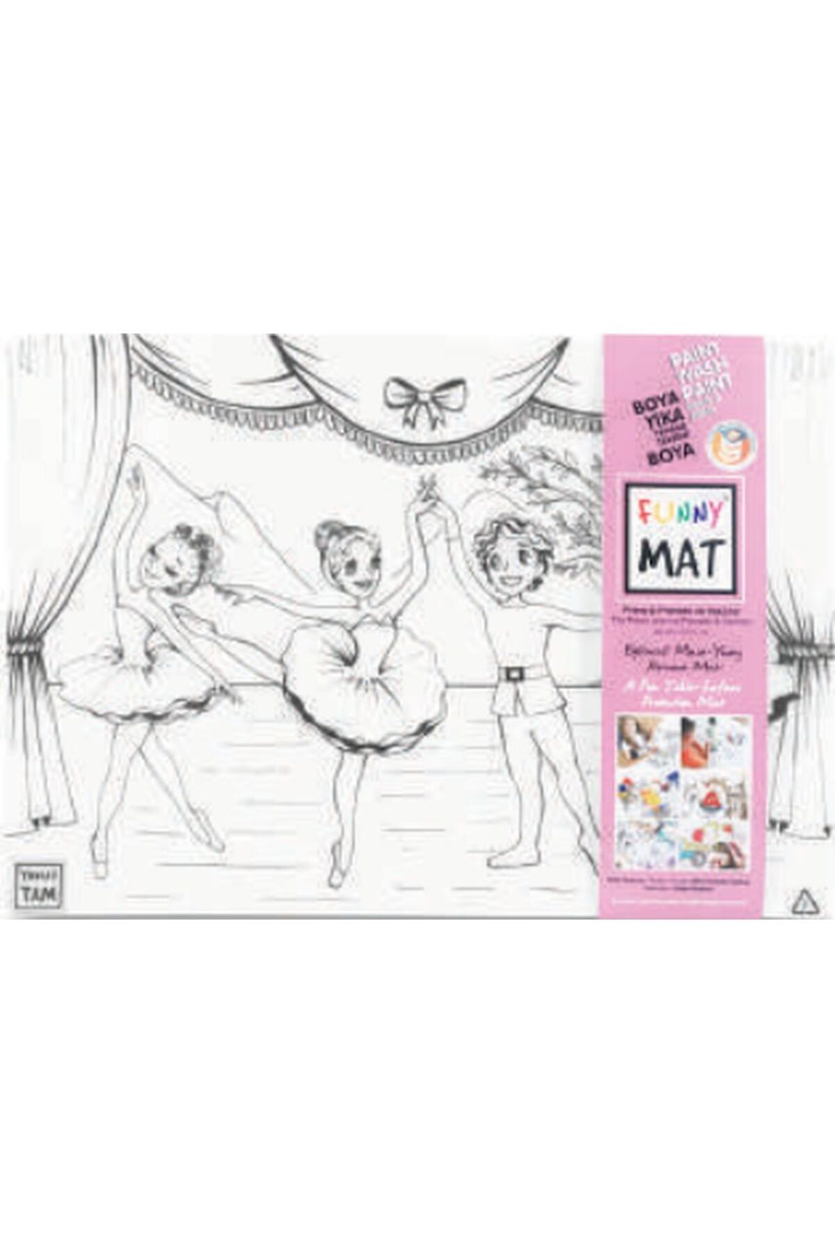 Destek Yayınları Funny Mat Prens İle Prenses Ve Dansçılar 335 x 48 cm
