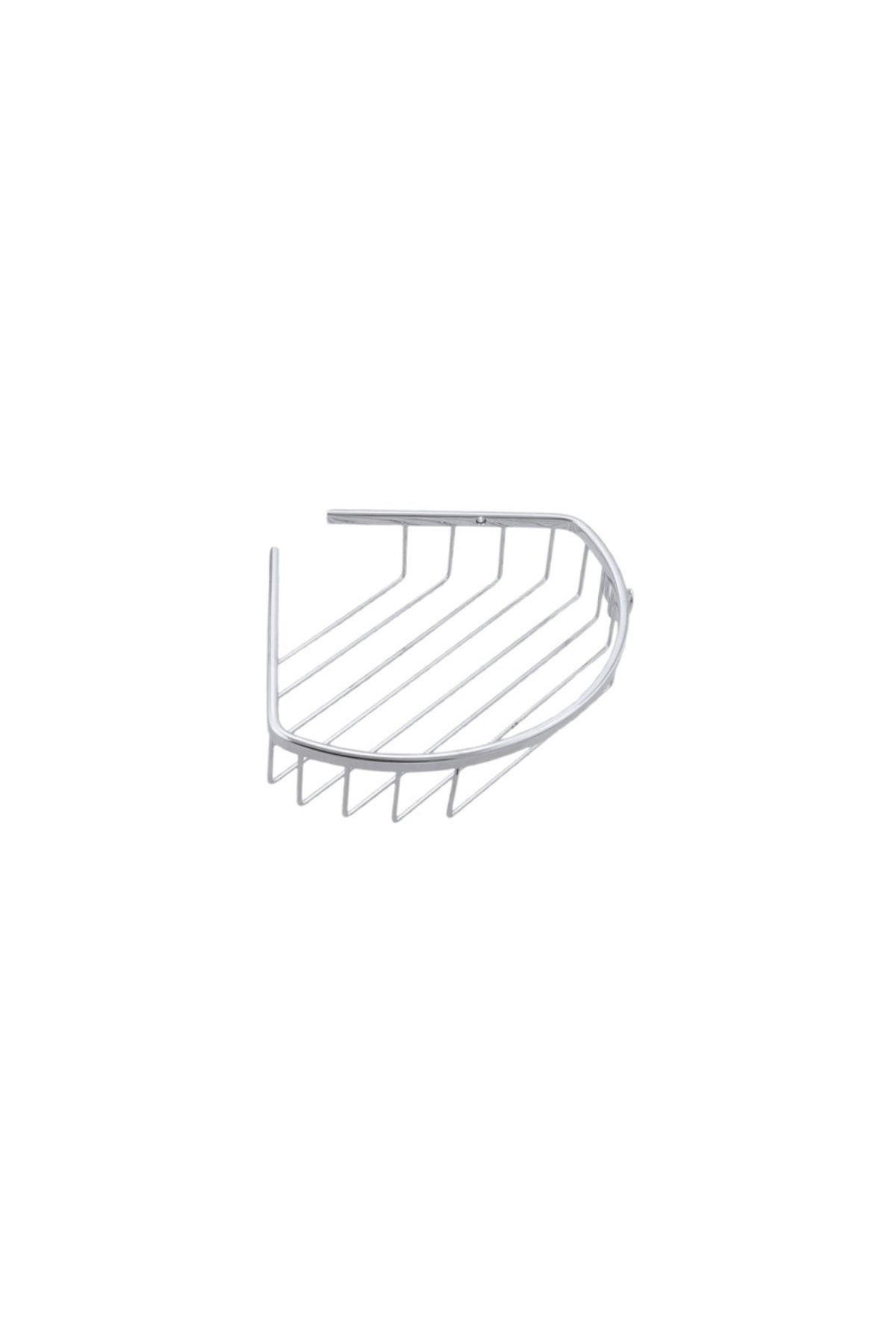 flores Etajera Pentru Baie, Din Inox, Un Raft, 200 X 200 Mm, S301 - One Size