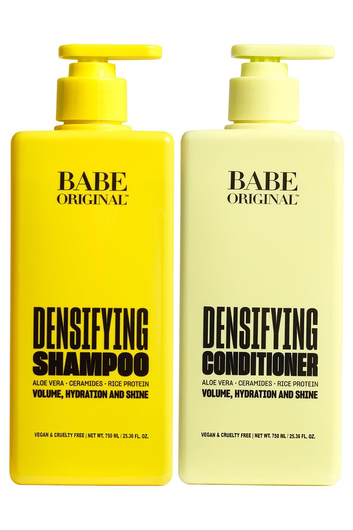 Babe Original Densifying Hacim, Nem ve Parlaklık Şampuan ve Saç Kremi Set 2x750ML