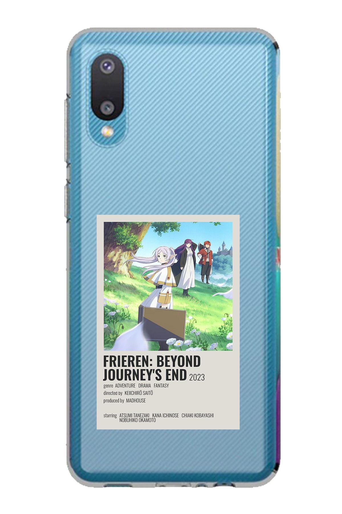 TechTree Galaxy A02 Uyumlu Frieren: Beyond Journey's End Tasarımlı Şeffaf Silikon Kılıf