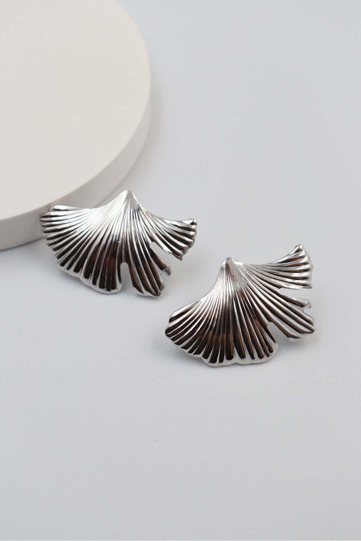 BY CANSU ACCESSORİES Vitale Silver Küpe