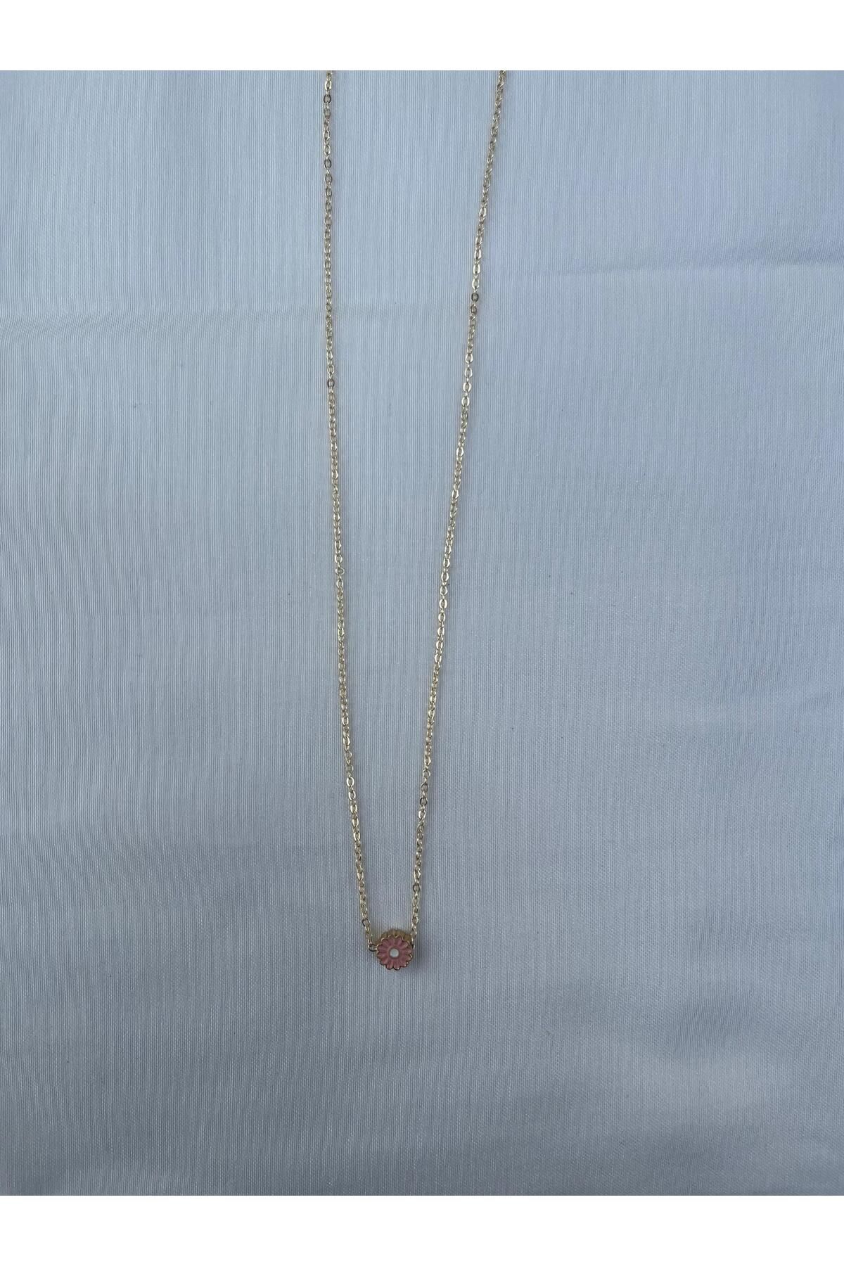 Store Pembe Papatya Kolye