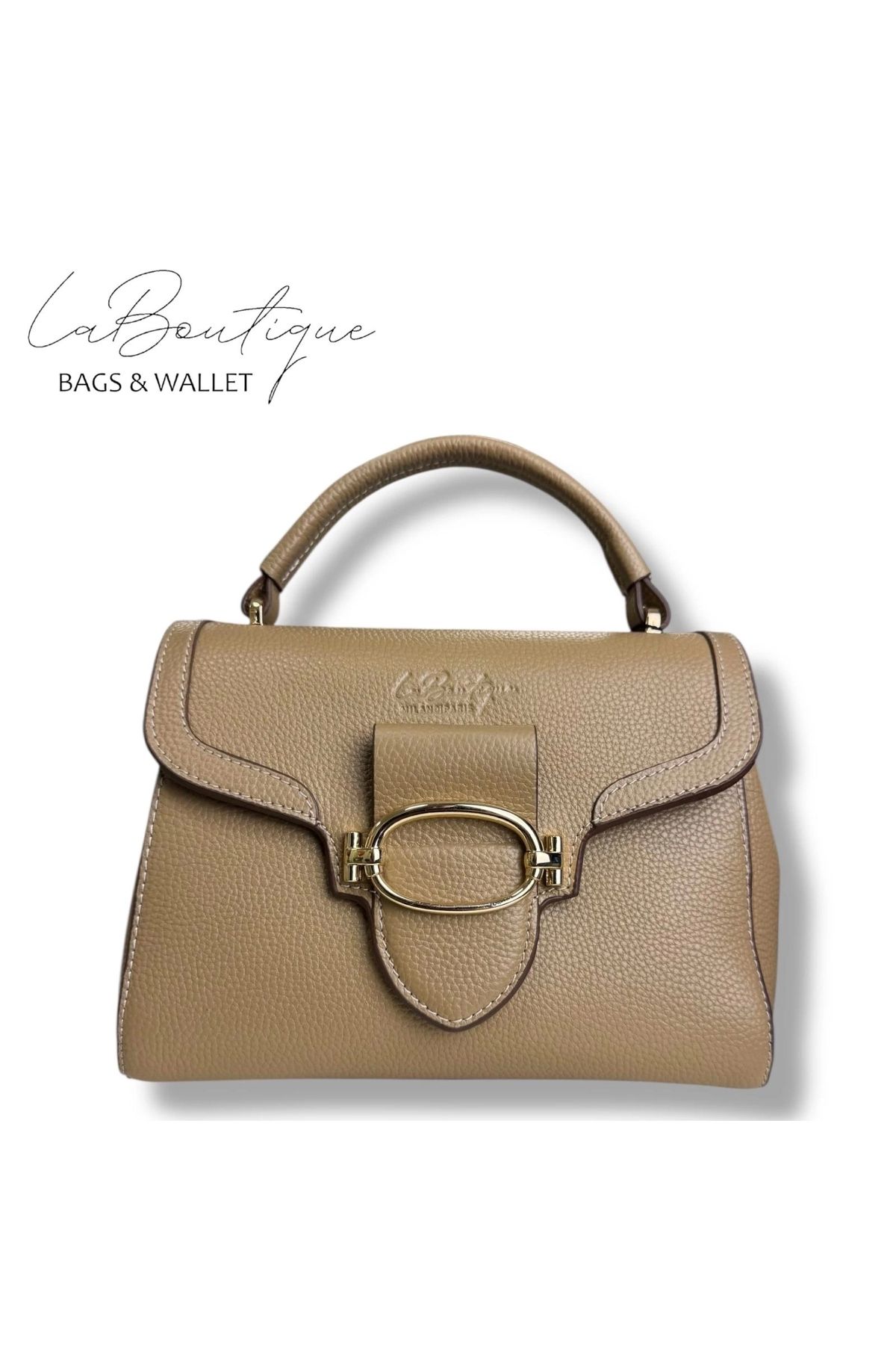 LA BOUTIQUE %100 DERİ LB ÇANTA D-2400 BİSKÜVİ