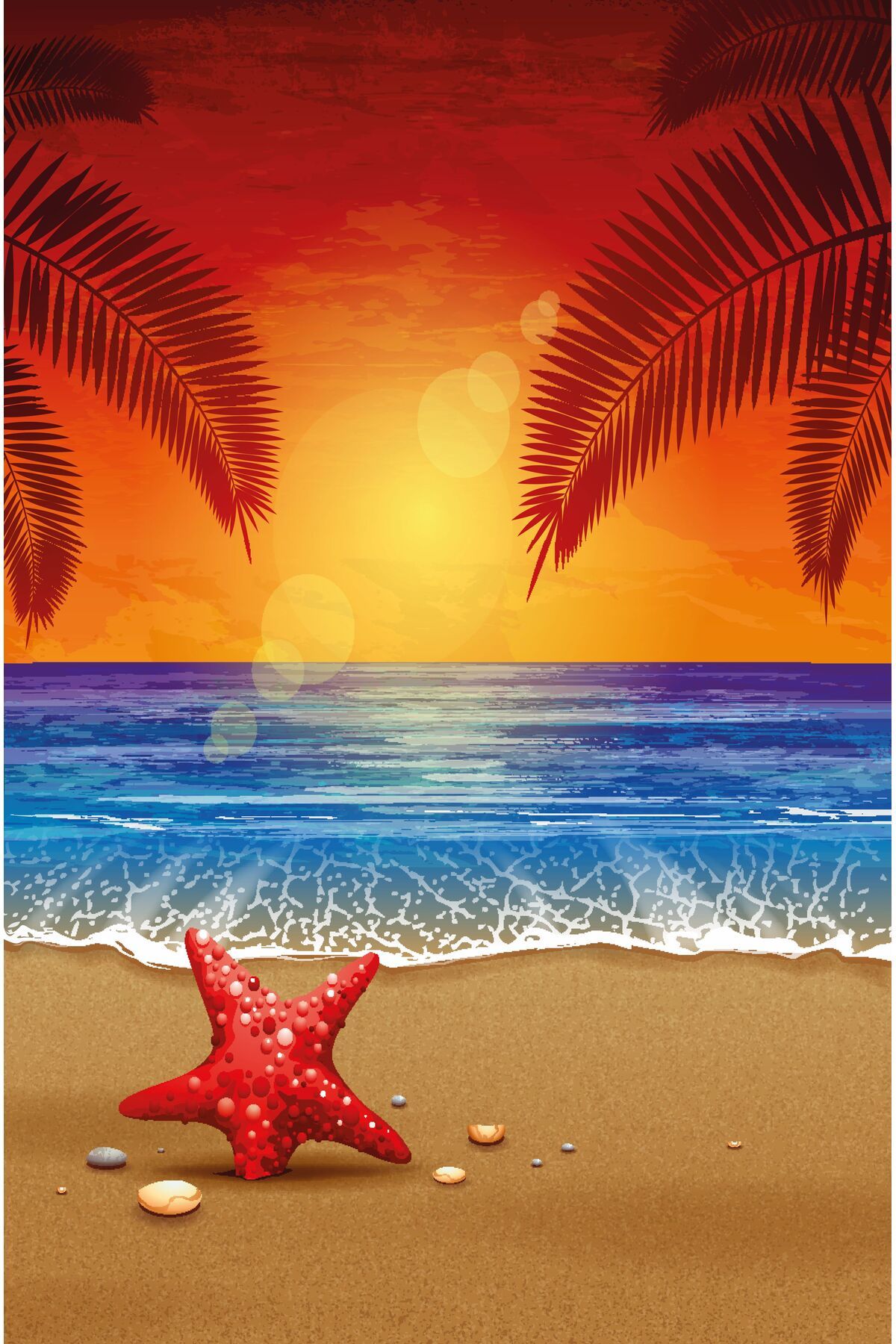Fabeteks Deniz Yıldızı, Sahil Plaj Havlusu 75x150cm