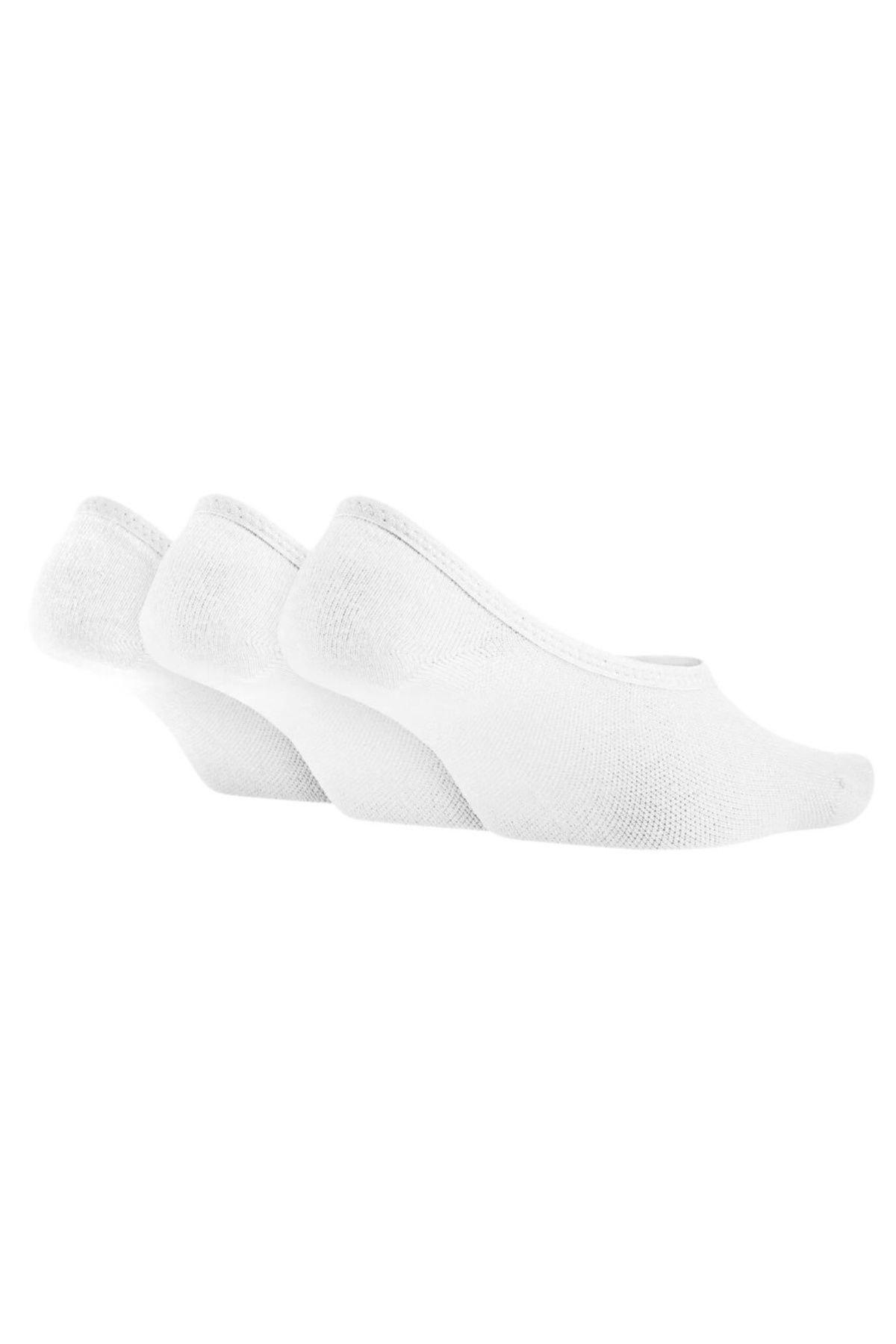 Nike-Șosete unisex 3PPK pentru femei, ușor de purtat, albe 2