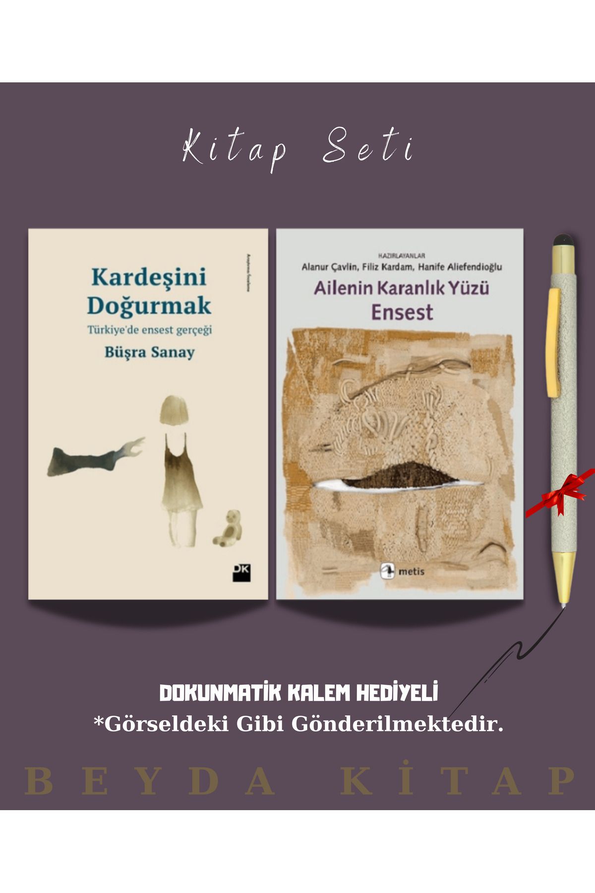 Metis Yayınları Kardeşini Doğurmak - Ailenin Karanlık Yüzü - Kalem - (2 Kitap Seti)