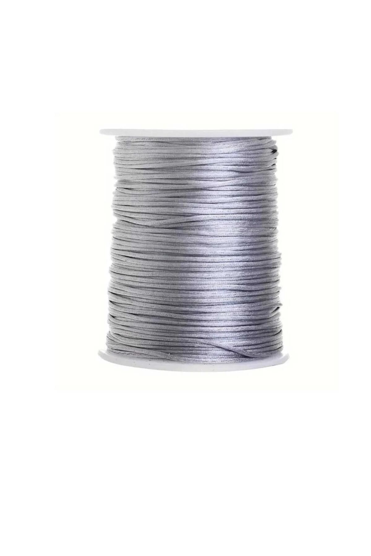 OZN AKSESUAR Floş İp, Sıçan Kuyruğu, Bileklik İpi Kolye İpi, Gelinlik İpi Nişanlık İpi, Kaftan İpi (2mm 10mt)